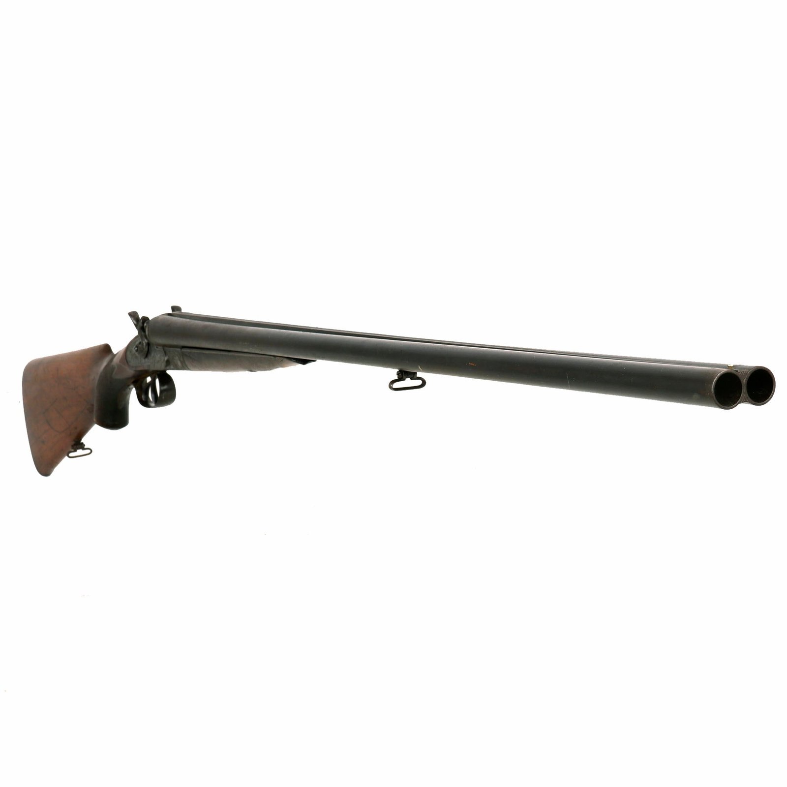 Buy Original German 16 Gauge Ornately Decorated Double Barrel Hammer Shotgun - Circa 1890 | Original Firearms Antique For Sale