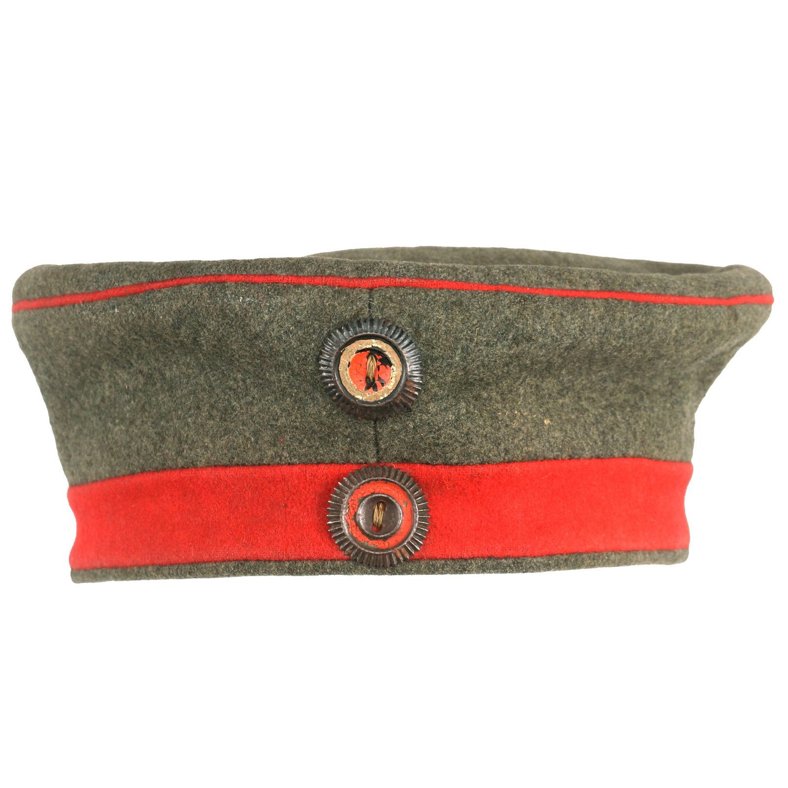 Buy Original Imperial German WWI Unit Marked M1907 Feldmütze Field Cap with Württemberg Cockade | Original Firearms Antique For Sale