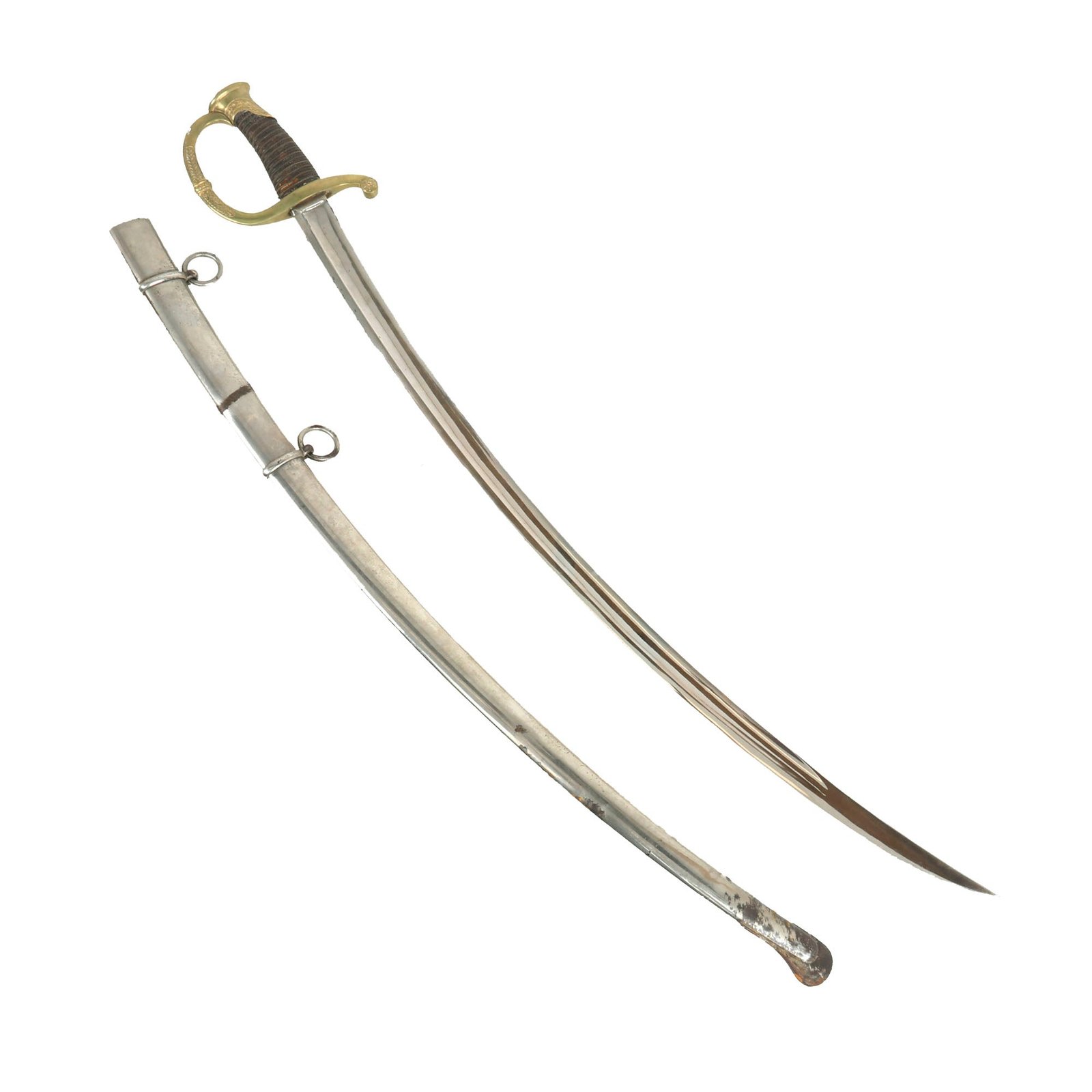 Buy Original French July Monarchy Era Model 1829 Artillery Officer’s Saber & Scabbard by Klingenthal - Dated 1830 | Original Firearms Antique For Sale