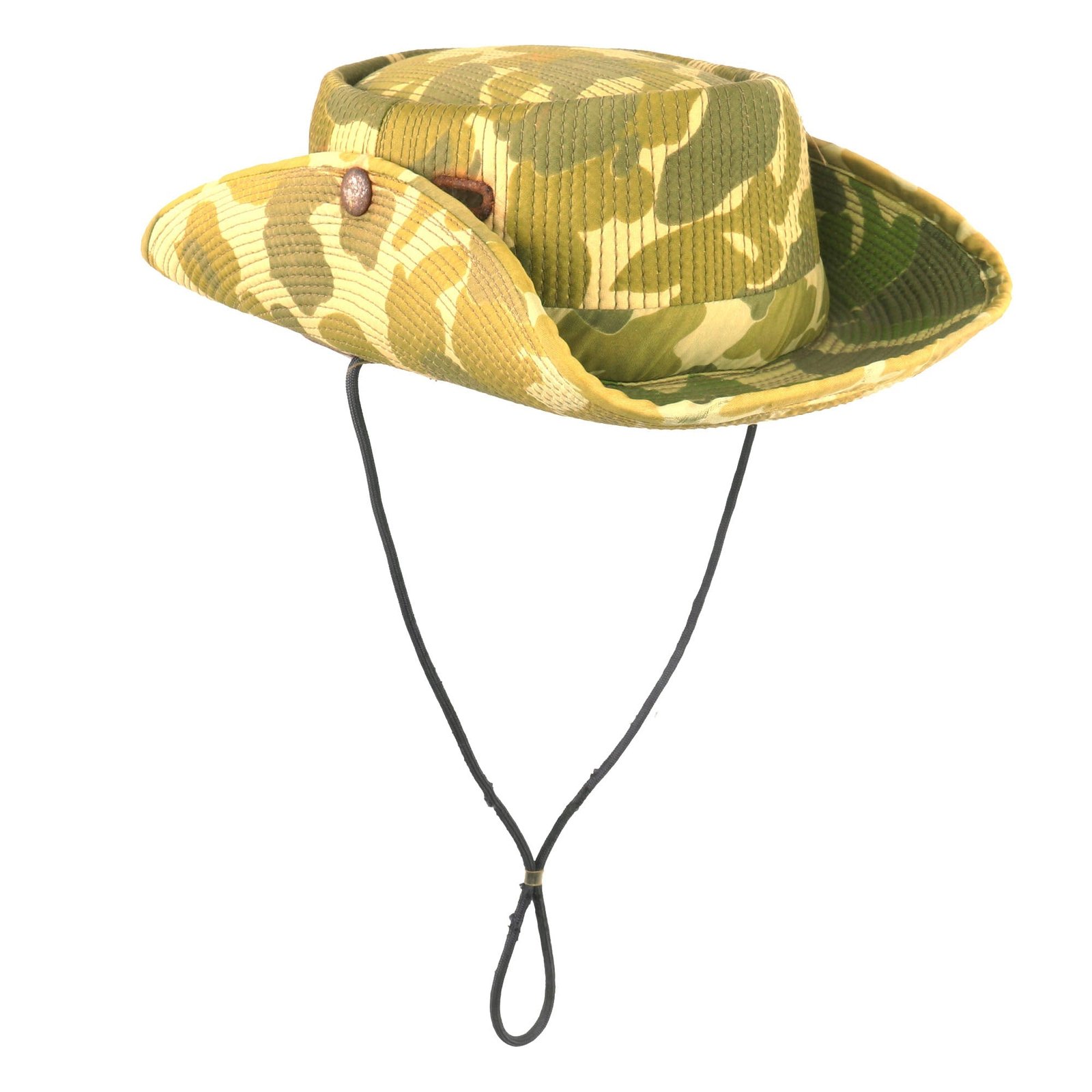 Buy Original U.S. Vietnam War Incountry-Made “Cowboy” Bush Hat Made from US Parachute Material | Original Firearms Antique For Sale