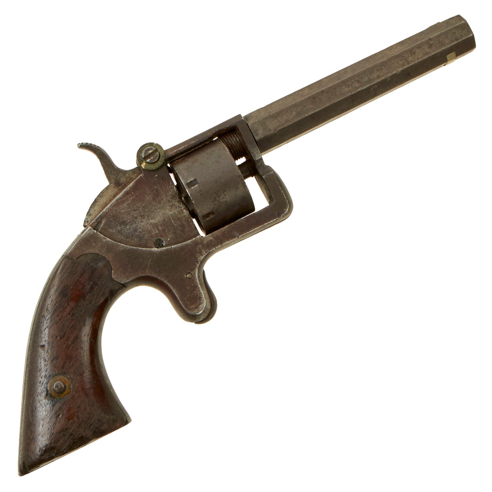Buy Original U.S. James Reid of New York .22 Rimfire Pocket Revolver - Modified Post Manufacture | Original Firearms Antique For Sale