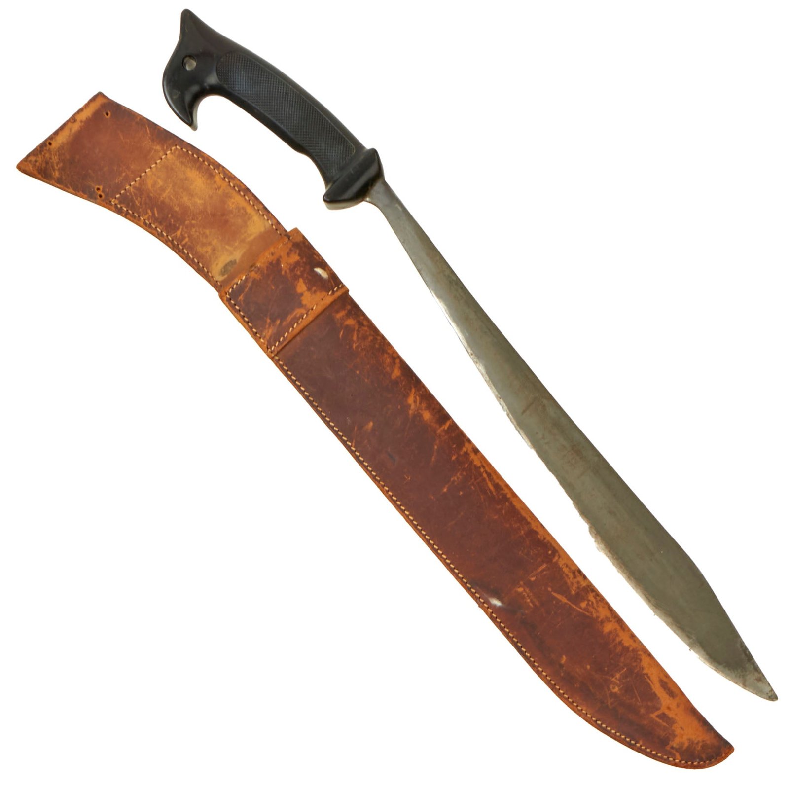 Buy Original WWII U.S. OSS Philippine Guerilla Machete with Original Leather Sheath | Original Firearms Antique For Sale