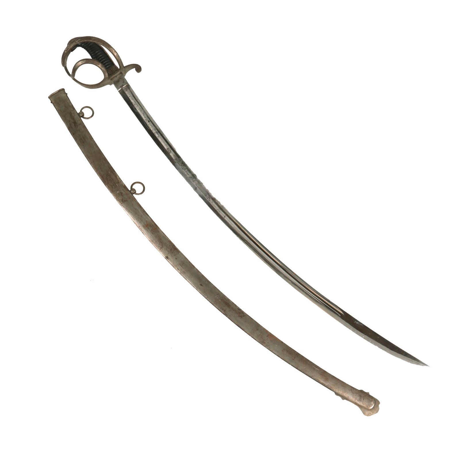 Buy Original German WWI Bavarian Officer’s M1826 Chevauleger Saber by Christian Bloch of München with Scabbard | Original Firearms Antique For Sale