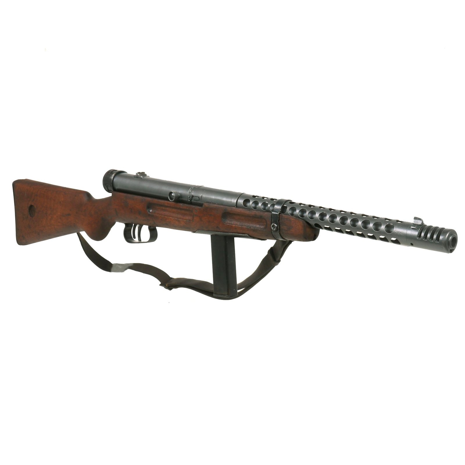 Buy Original WWII Italian Beretta MP38A Ventilated Barrel Jacket SMG with Original Magazine and Sling | Original Firearms Antique For Sale