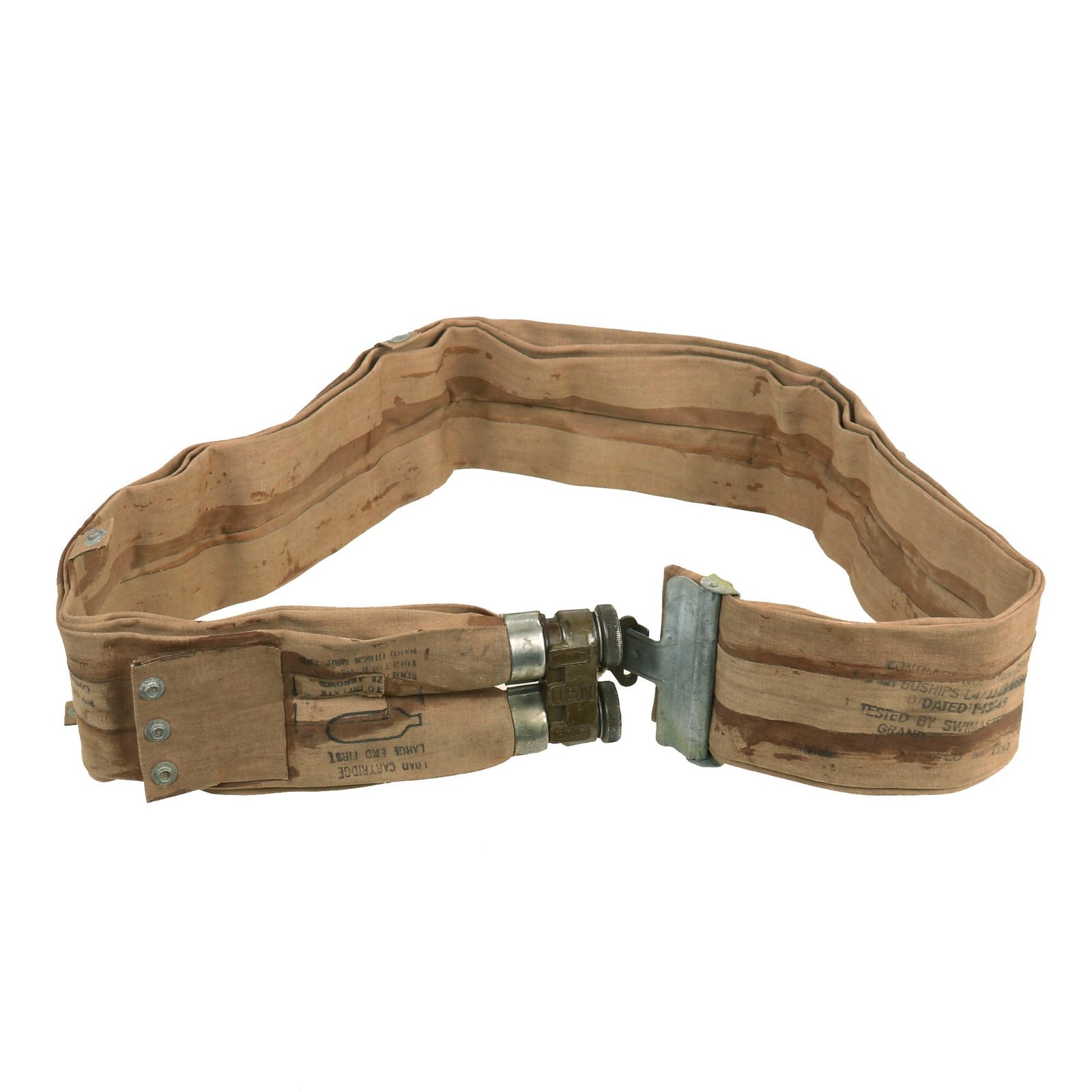 Buy Original U.S. WWII M1926 D-Day Inflatable Flotation Belt Life Preserver | Original Firearms Antique For Sale