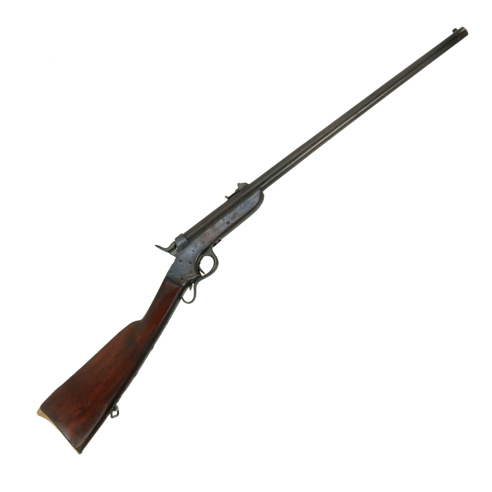 Buy Original Rare U.S. Civil War Sharps & Hankins Model 1862 Sliding Breech "Army" Carbine Serial 4723 - 1 of 500 Made | Original Firearms Antique For Sale