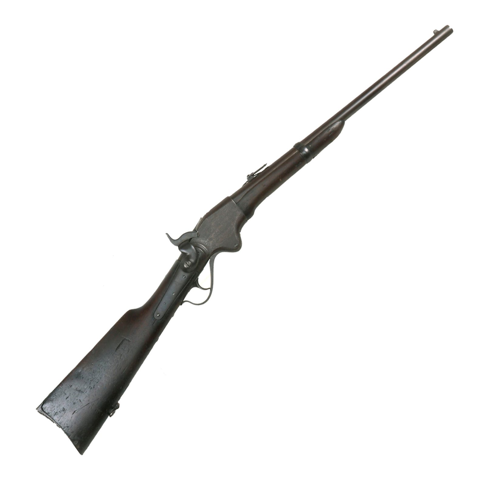 Buy Original U.S. Civil War Model 1860 Spencer Repeating Saddle Ring Carbine Serial Number 52460 - circa 1864 | Original Firearms Antique For Sale