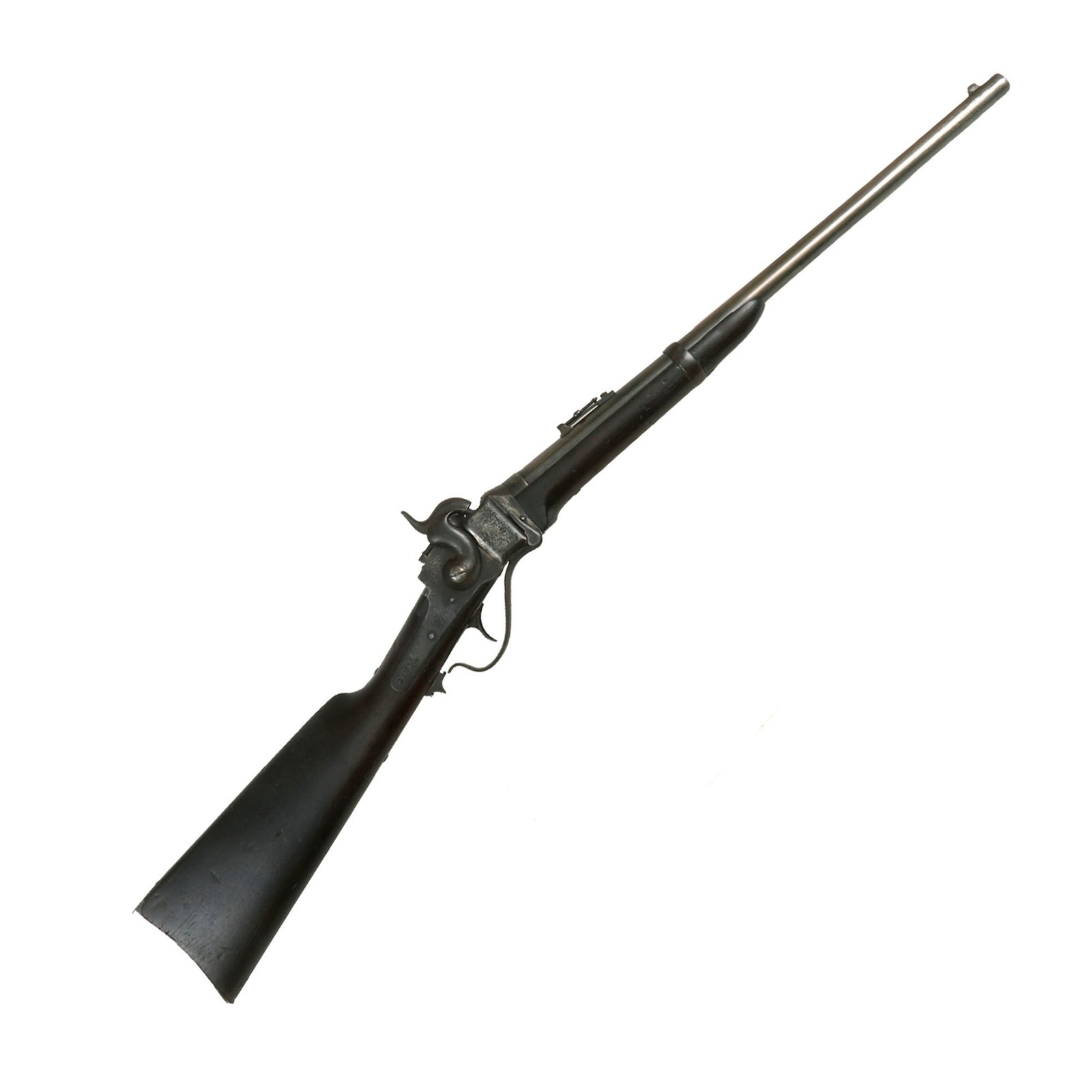 Buy Original U.S. Civil War Sharps New Model 1863 Vertical Breech Saddle-Ring Carbine - Serial 95110 - Unconverted | Original Firearms Antique For Sale