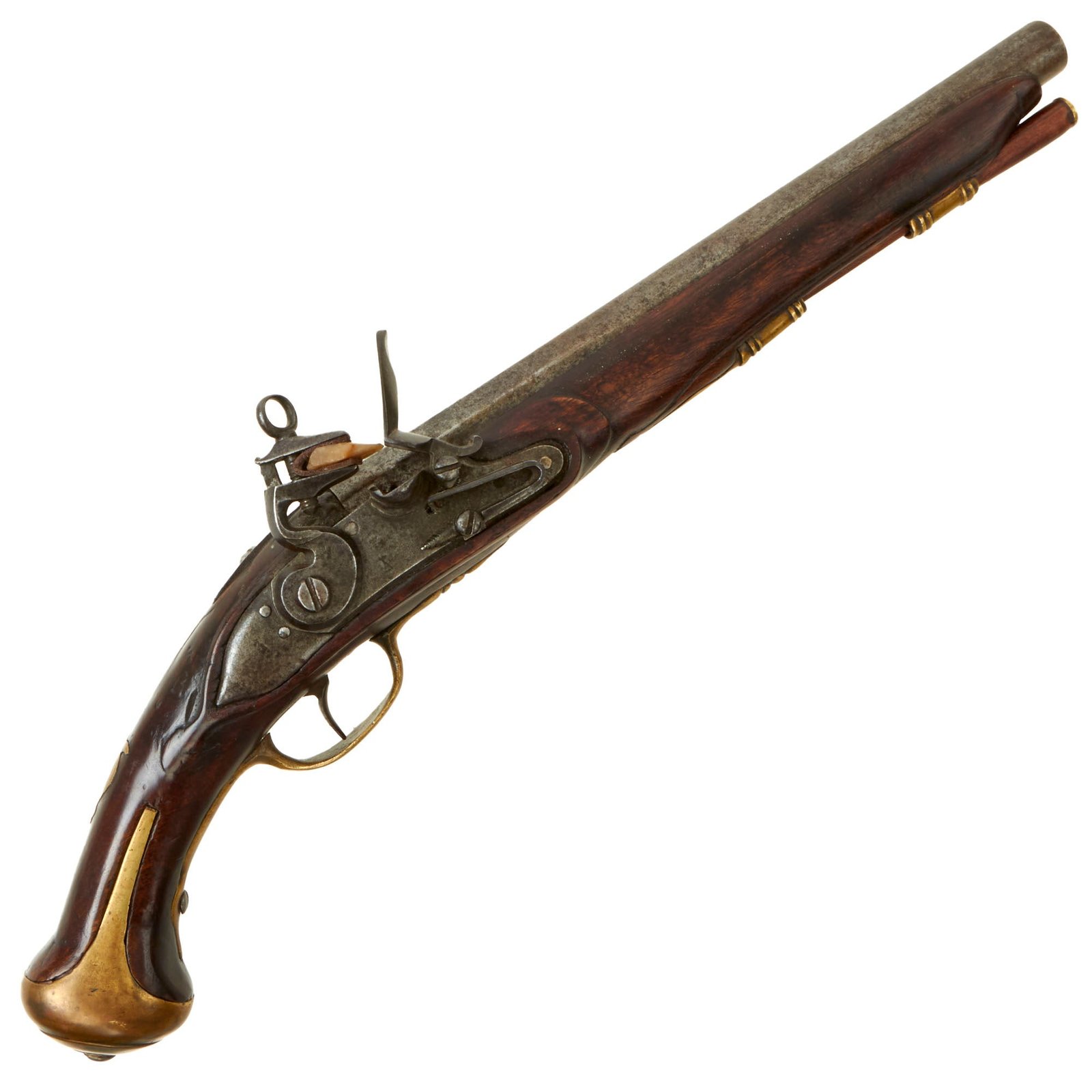 Buy Original Late 18th Century Spanish Model 1753 Flintlock Dragoon Cavalry Pistol - Dated 1781 | Original Firearms Antique For Sale
