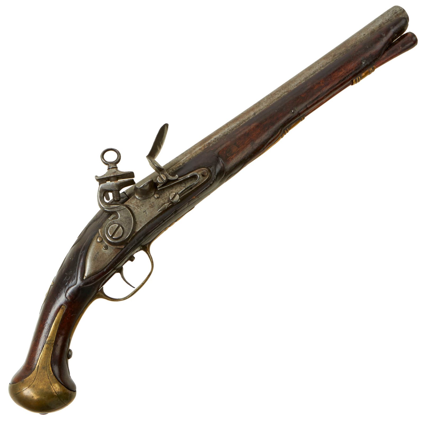 Buy Original Late 18th Century Spanish Model 1753 Flintlock Dragoon Cavalry Pistol - Dated 1780 | Original Firearms Antique For Sale