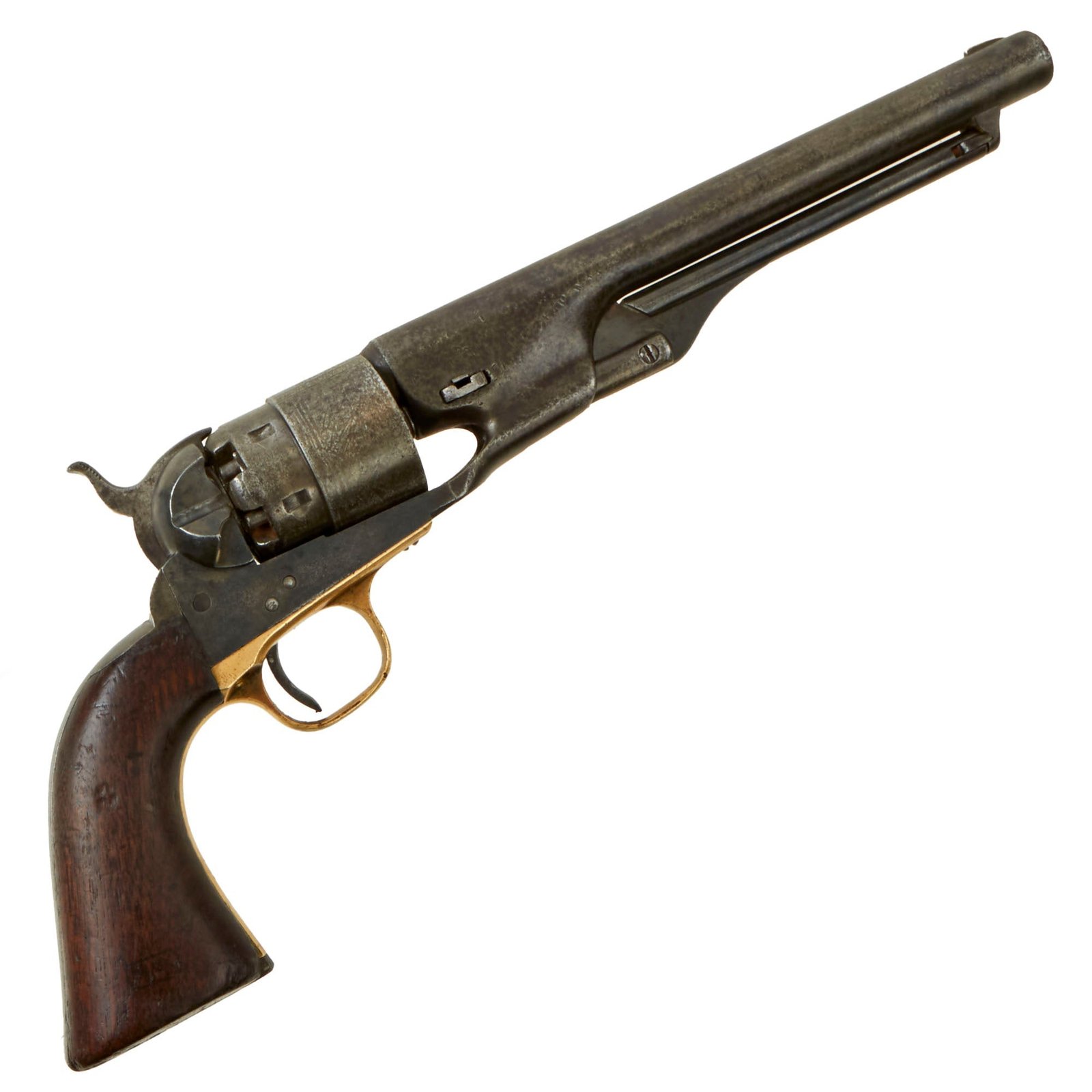 Buy Original U.S. Civil War Colt Model 1860 Army .44cal Percussion Revolver with Partial Cylinder Scene made in 1862 - Serial 78778 | Original Firearms Antique For Sale