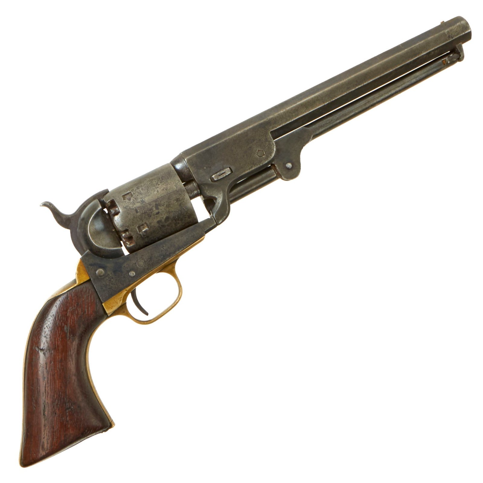 Buy Original U.S. Civil War Colt Model 1851 "Navy-Army" .36cal Percussion Revolver made in 1857 - Serial 73619 | Original Firearms Antique For Sale