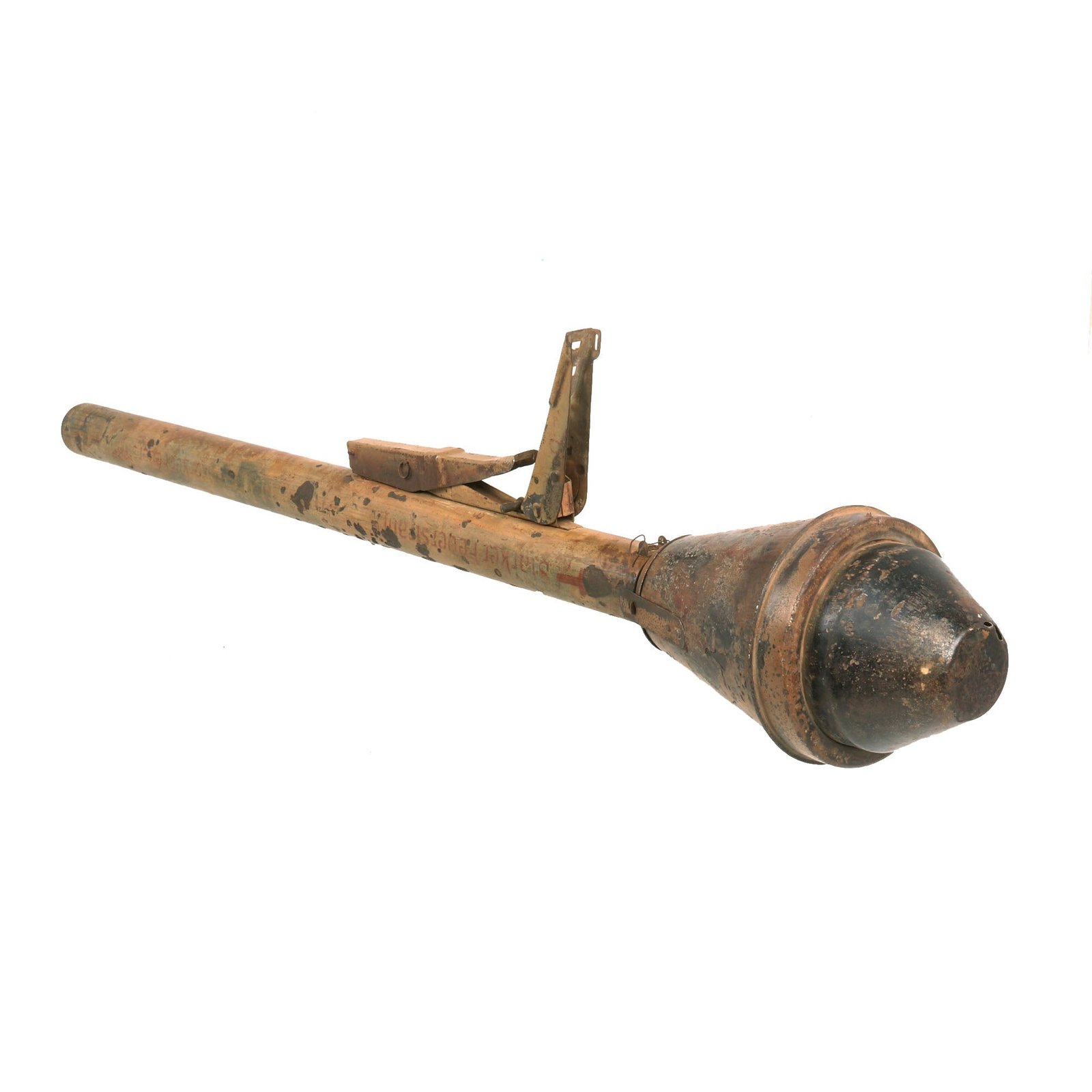 Buy Original German WWII Panzerfaust 60 Anti-Tank Rocket with Launcher - Authentic Paint and Faded Stencils | Original Firearms Antique For Sale