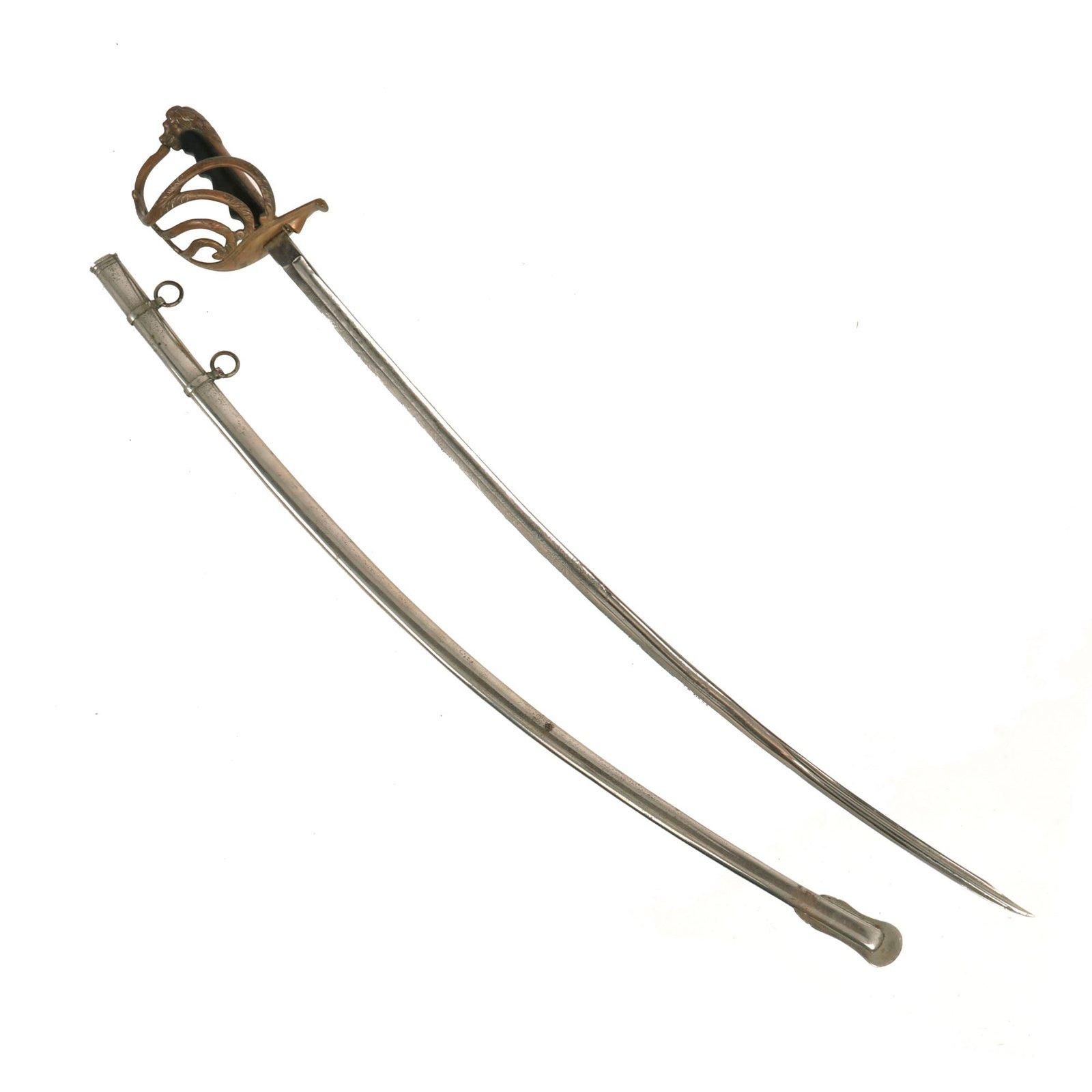 Buy Original Italian WWI Era Regulation Model 1903 Bersaglieri Officers Saber with Scabbard | Original Firearms Antique For Sale