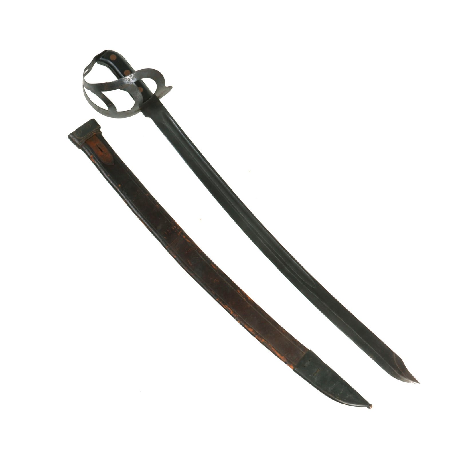 Buy Original U.S. WWII US Navy Unmarked Milsco M-1941 Klewang Boarding Cutlass With Correct Scabbard | Original Firearms Antique For Sale