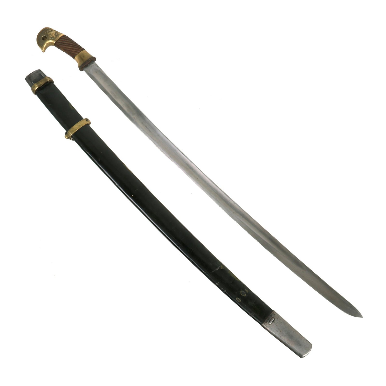 Buy Original Soviet WWII Cossack Shashka Saber by НМЗ with Scabbard & Excellent blade - Dated 1945 & Marked CCCP | Original Firearms Antique For Sale