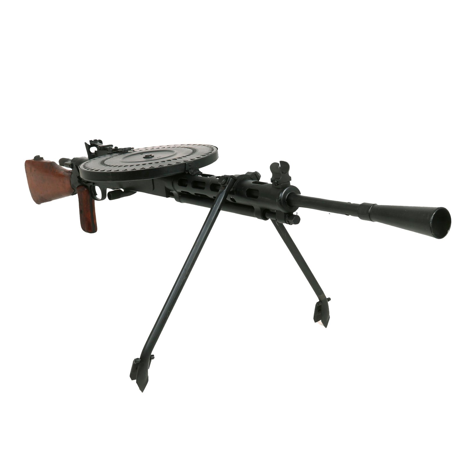 Buy Original Polish Degtyaryov DPM / DP 28 Display Light Machine Gun Serial RK0445 by Radom with Pan Magazine | Original Firearms Antique For Sale