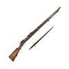 Buy Original Portuguese Kropatschek M.1886 Infantry Rifle made by ŒWG Steyr dated 1886 with Bayonet & Scabbard - Serial LL12 | Original Firearms Antique For Sale