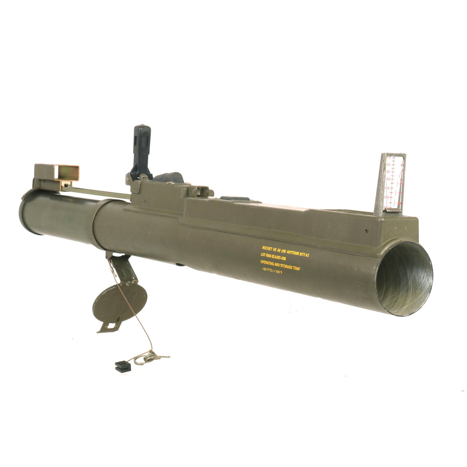 Buy Original U.S. Invasion of Grenada Era Inert M72A3 Light Anti-Armor Weapon “LAW” Tube | Original Firearms Antique For Sale