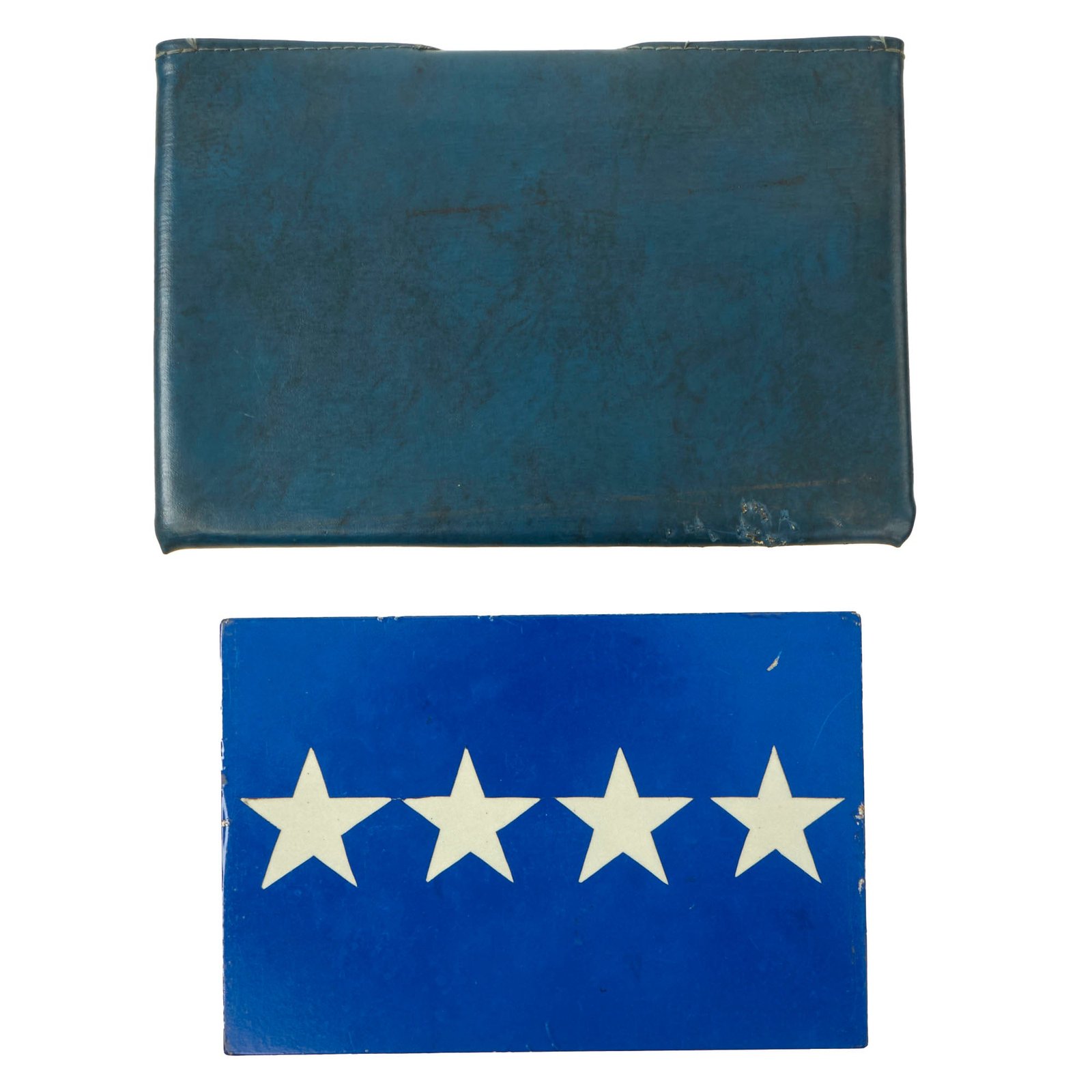 Buy Original U.S. Vietnam War USAF General’s Vehicle Plate, Reversible with Carrier | Original Firearms Antique For Sale