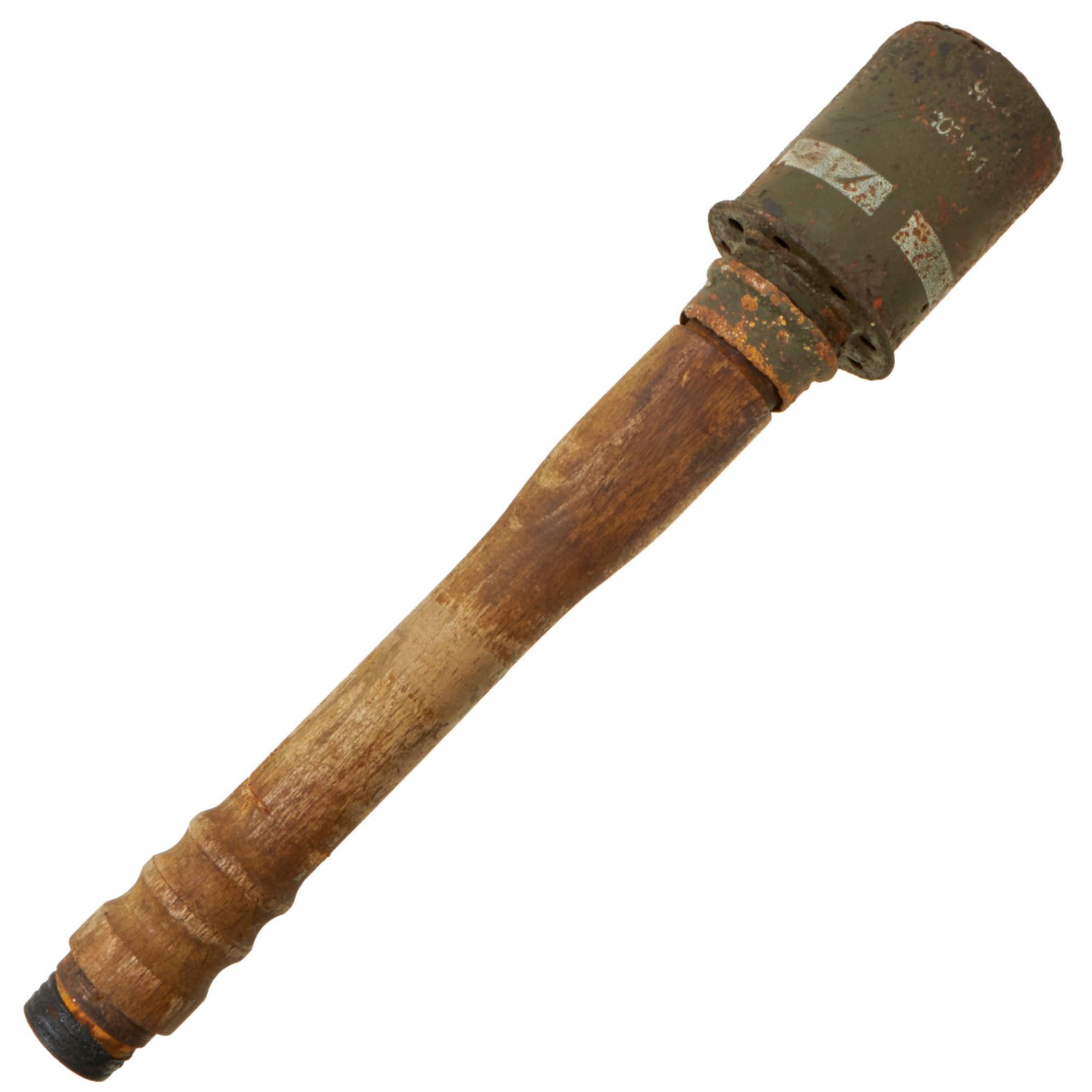 Buy Original German WWII Nb-Hgr 39 Inert Smoke Stick Grenade by Richard Rinker - Dated 1940 | Original Firearms Antique For Sale