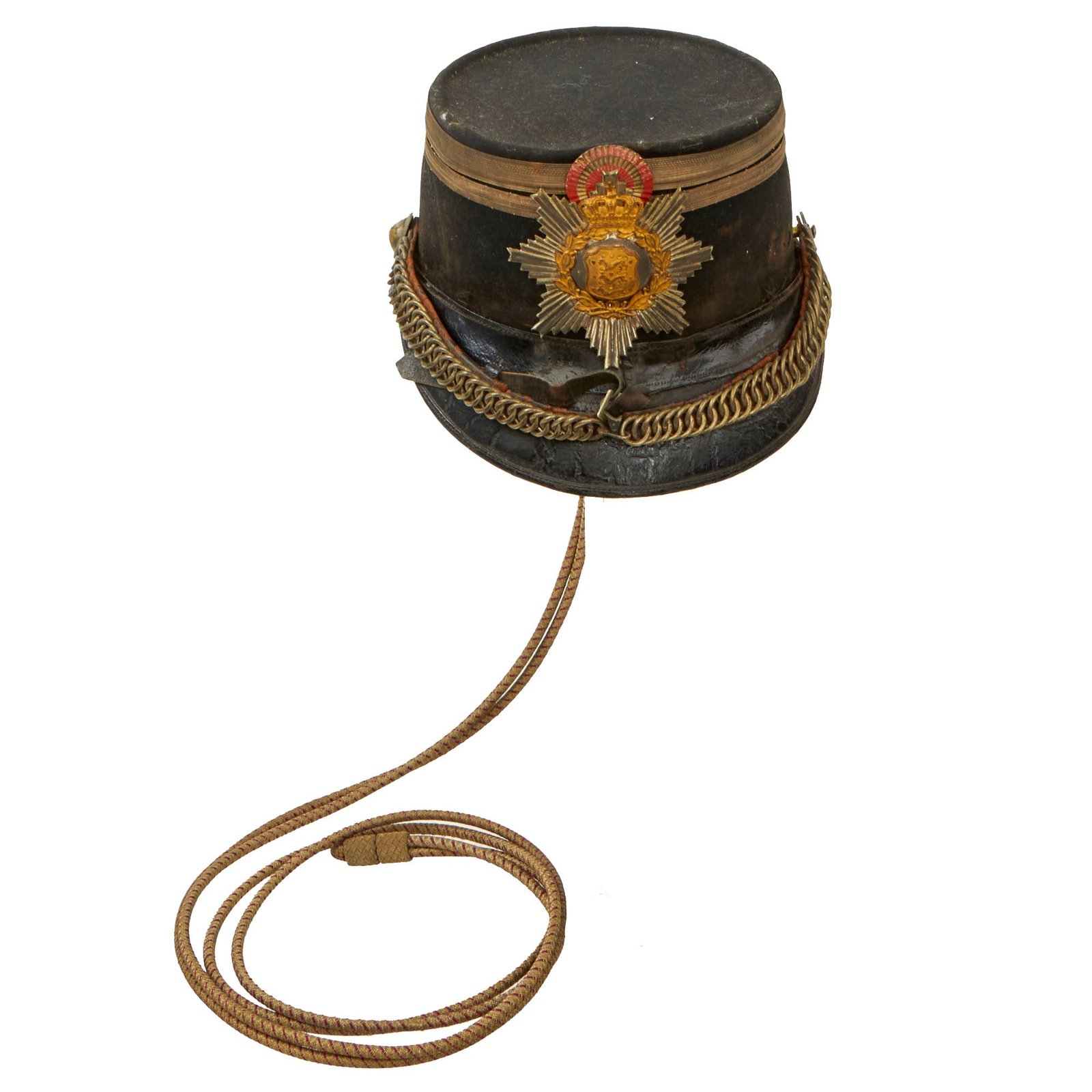 Buy Original Danish 19th Century Officer Shako | Original Firearms Antique For Sale