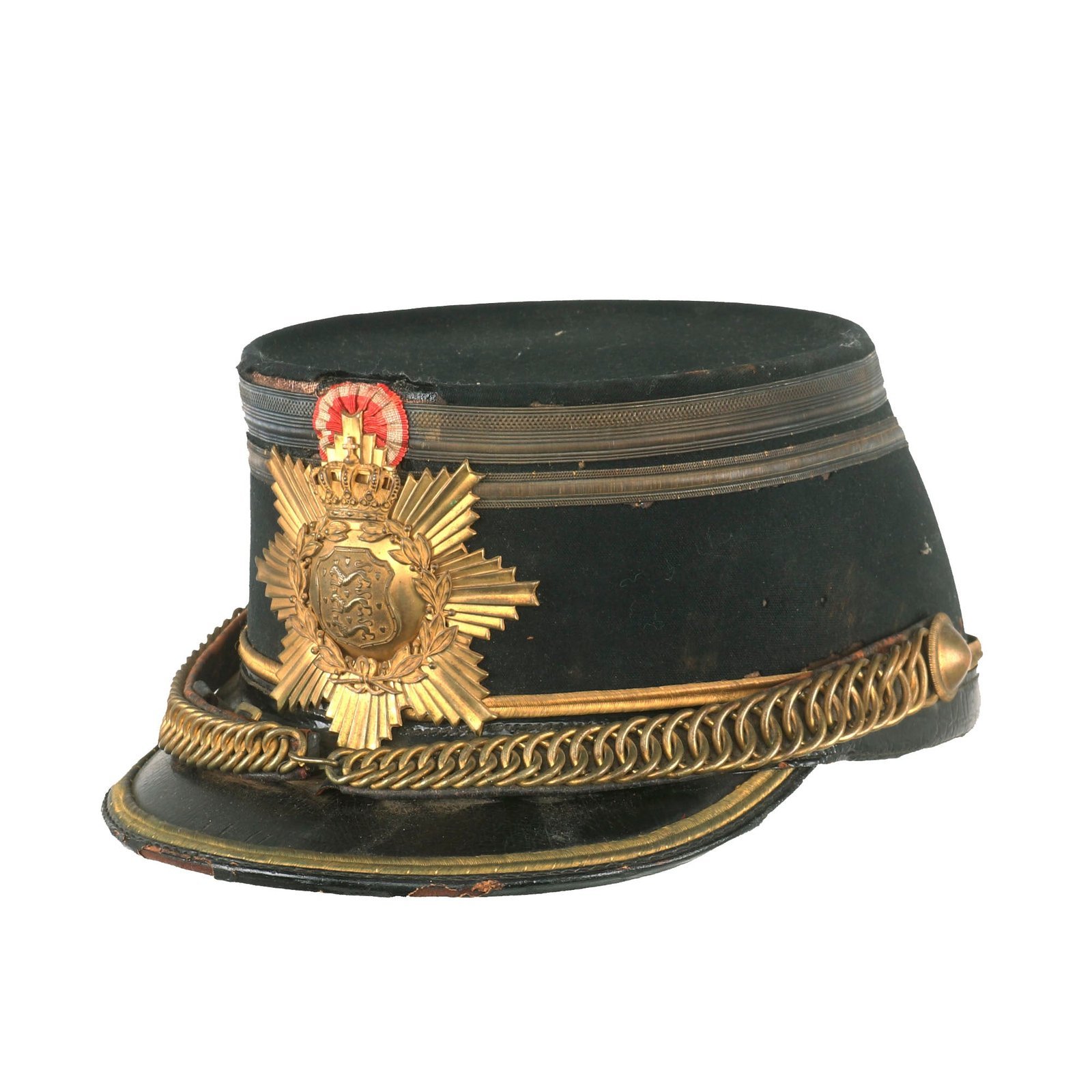Buy Original Danish 19th Century Named Officer Shako by Seifert & Norgaaro | Original Firearms Antique For Sale