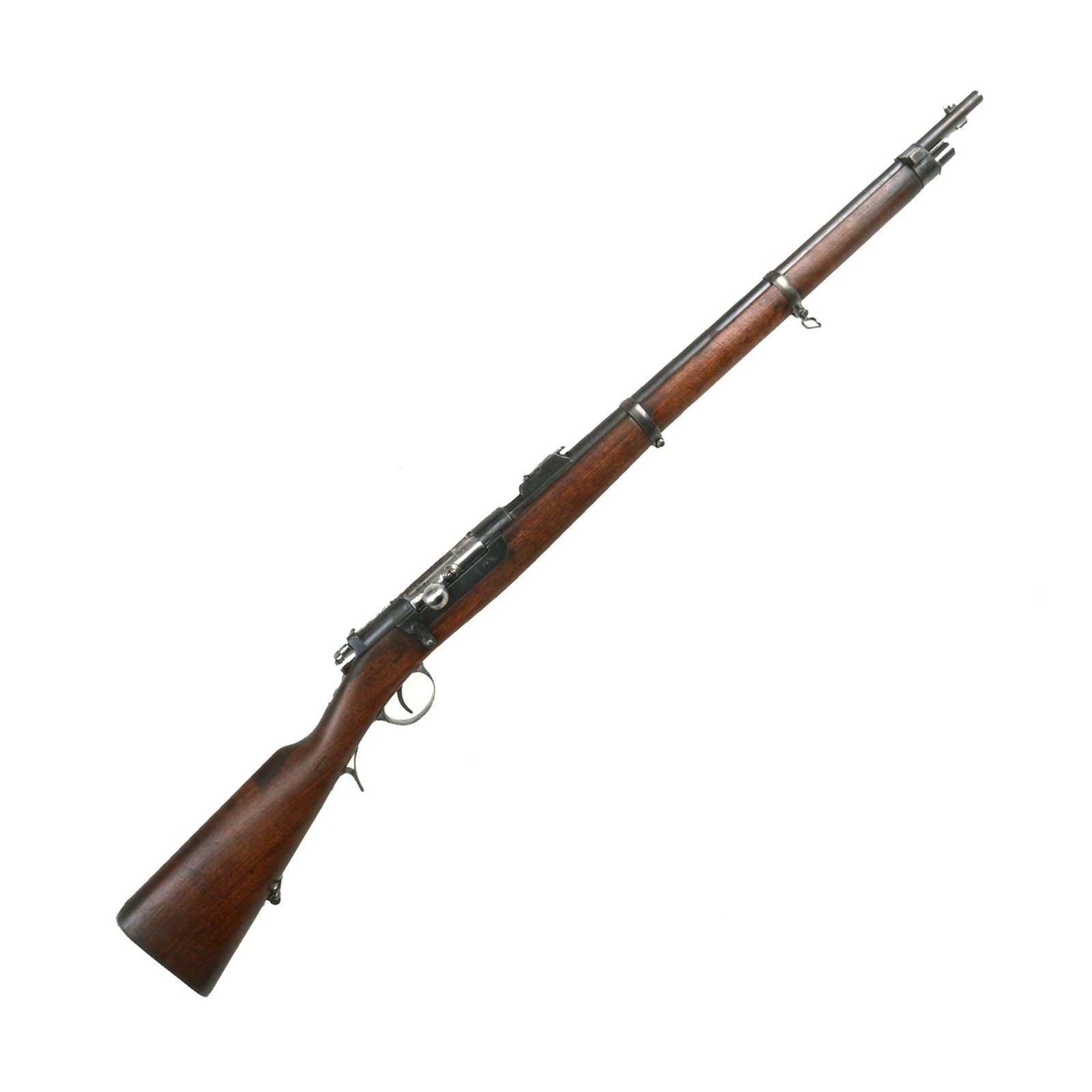 Buy Original Portuguese Kropatschek M.1886 Infantry Rifle made by ŒWG Steyr dated 1886 - Matching Serial C502 | Original Firearms Antique For Sale