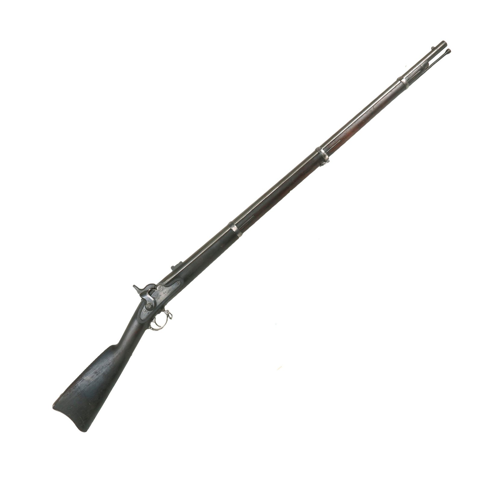 Buy Original U.S. Civil War Soldier Identified Springfield M1863 Type II Percussion Rifled Musket Dated 1864 - 14th West Virginia Volunteer Infantry | Original Firearms Antique For Sale