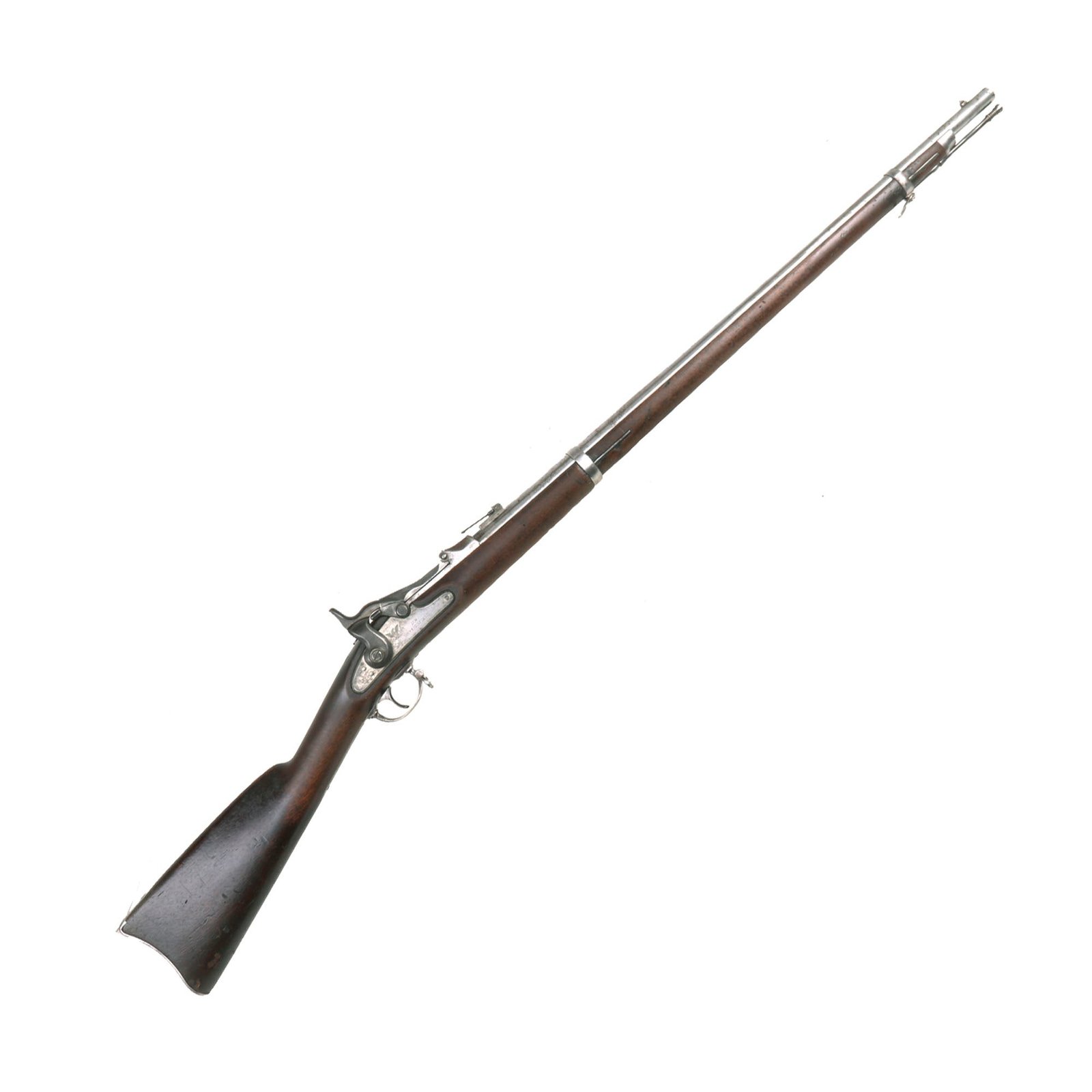 Buy Original U.S. Civil War Springfield M-1863 Rifle Converted to M-1870 Second Version Trapdoor using ALLIN System - dated 1863 | Original Firearms Antique For Sale