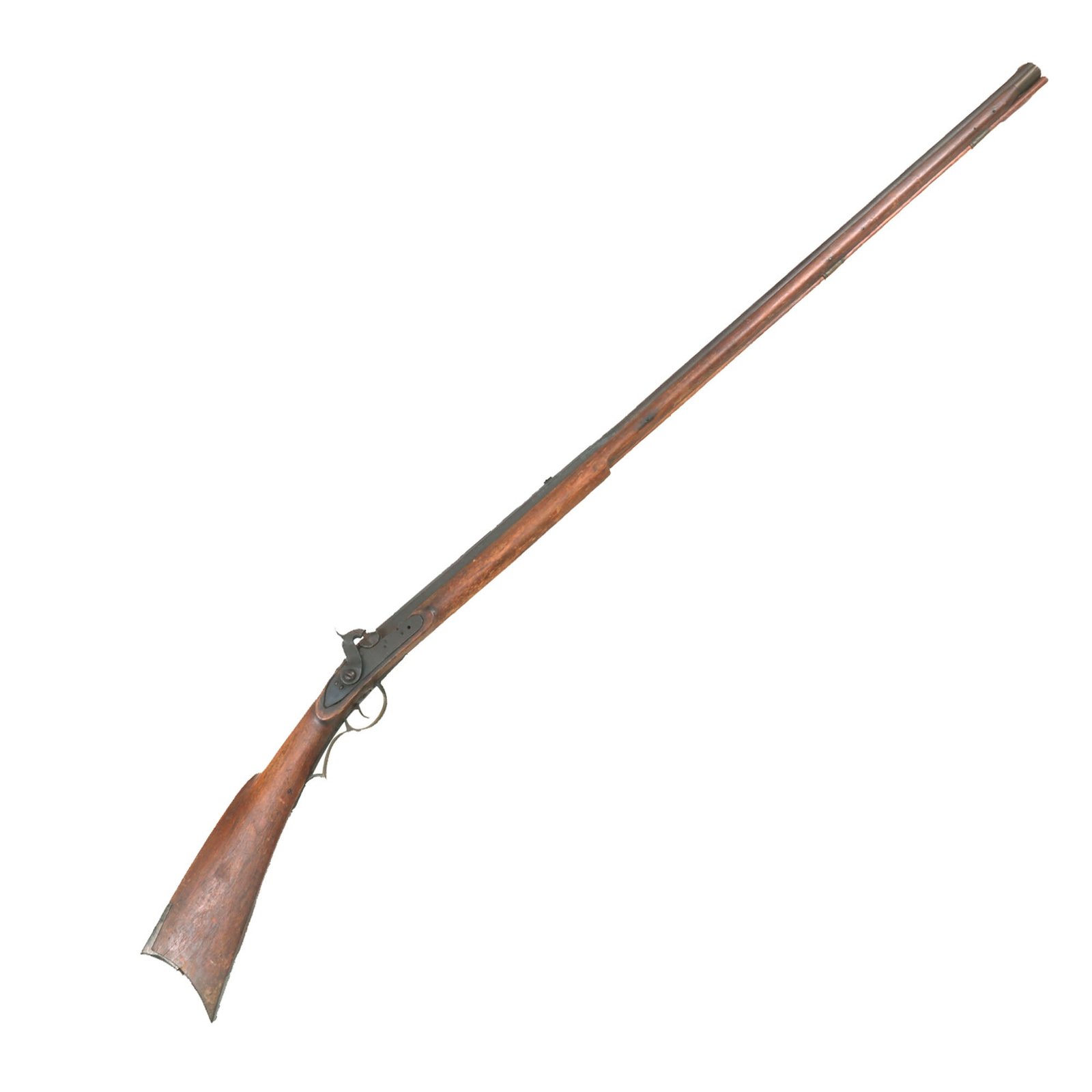 Buy Original U.S. Lehigh Valley Style Pennsylvania Percussion 20 Bore Fowling Piece with Full Length Stock - Circa 1850 | Original Firearms Antique For Sale