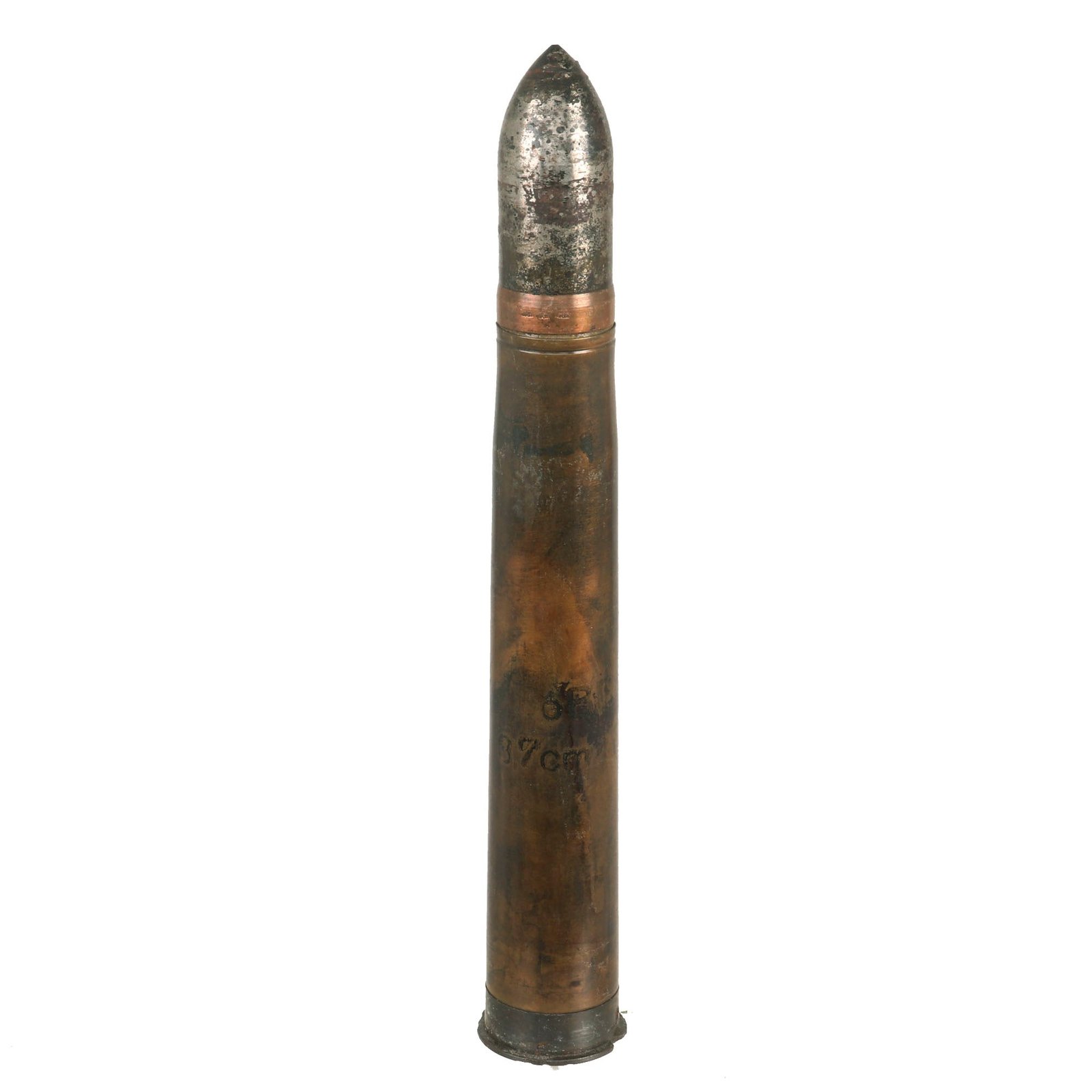 Buy Original German WWII Inert PAK 36 Armor Piercing 3.7cm Shell - 37mm Anti-Tank | Original Firearms Antique For Sale