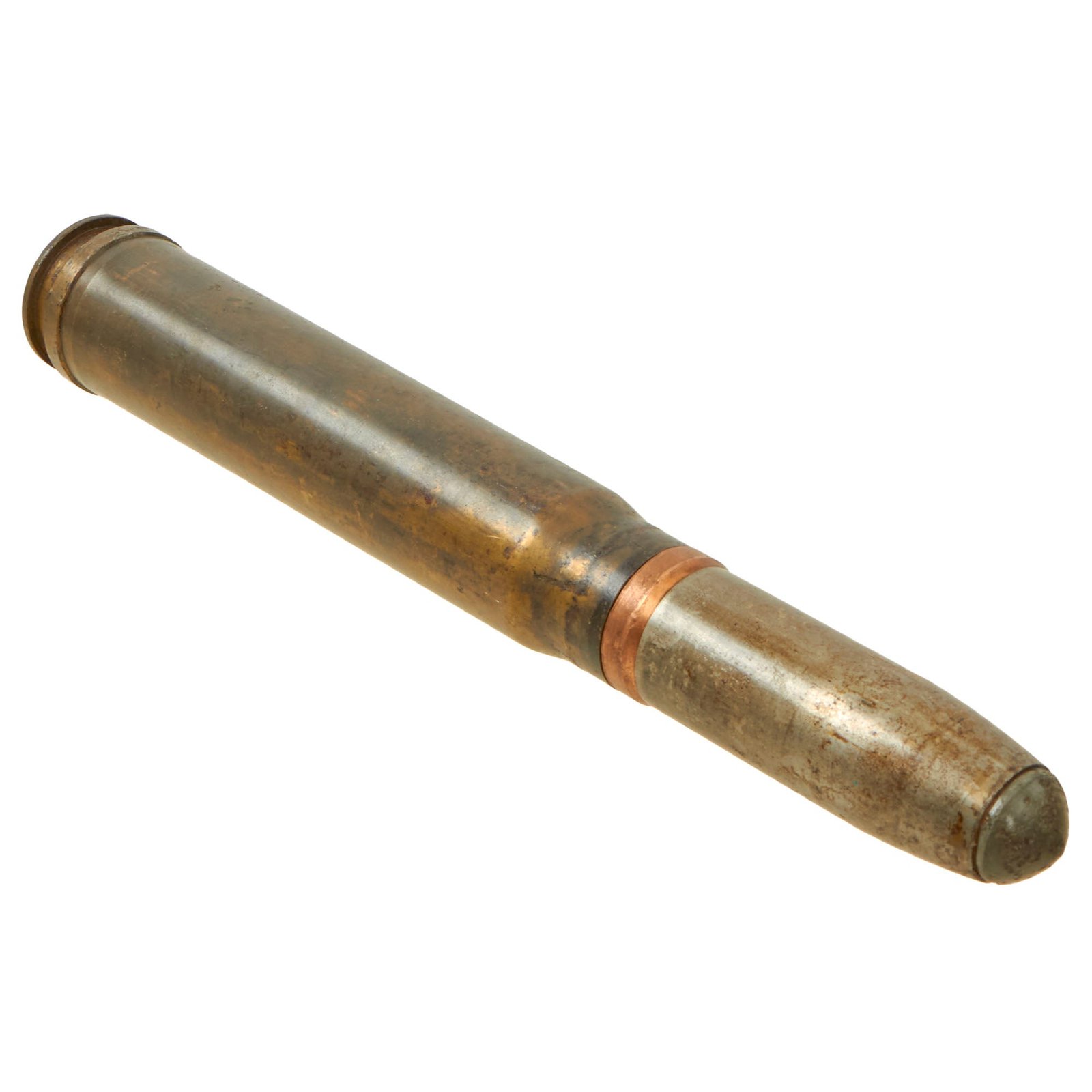 Buy Original German WWII Inert 30mm High Explosive Round - Dated 1944 | Original Firearms Antique For Sale