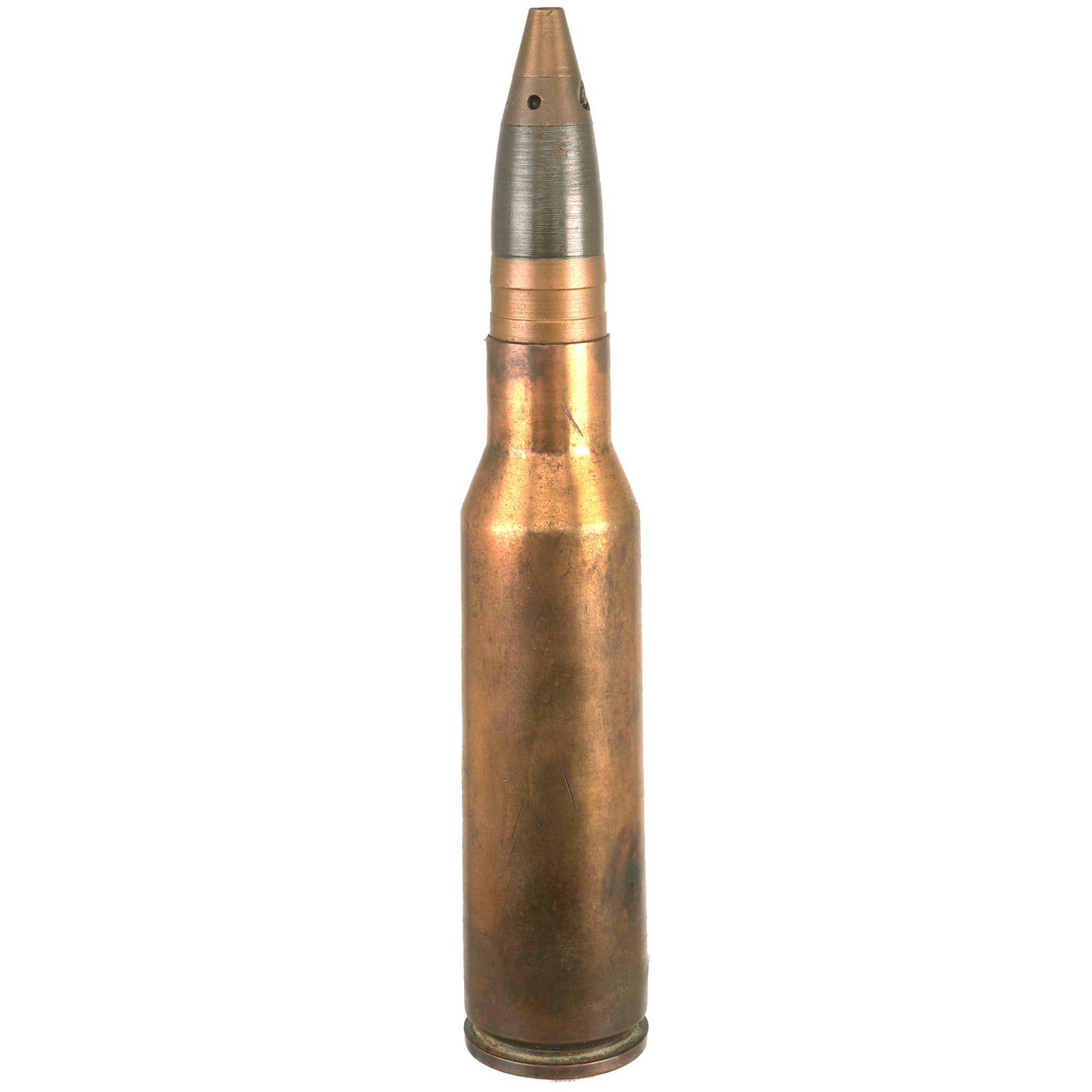Buy Original Japanese WWII Imperial Japanese Navy INERT 25mm High Explosive Round For The Type 96 Anti-Aircraft Cannon | Original Firearms Antique For Sale