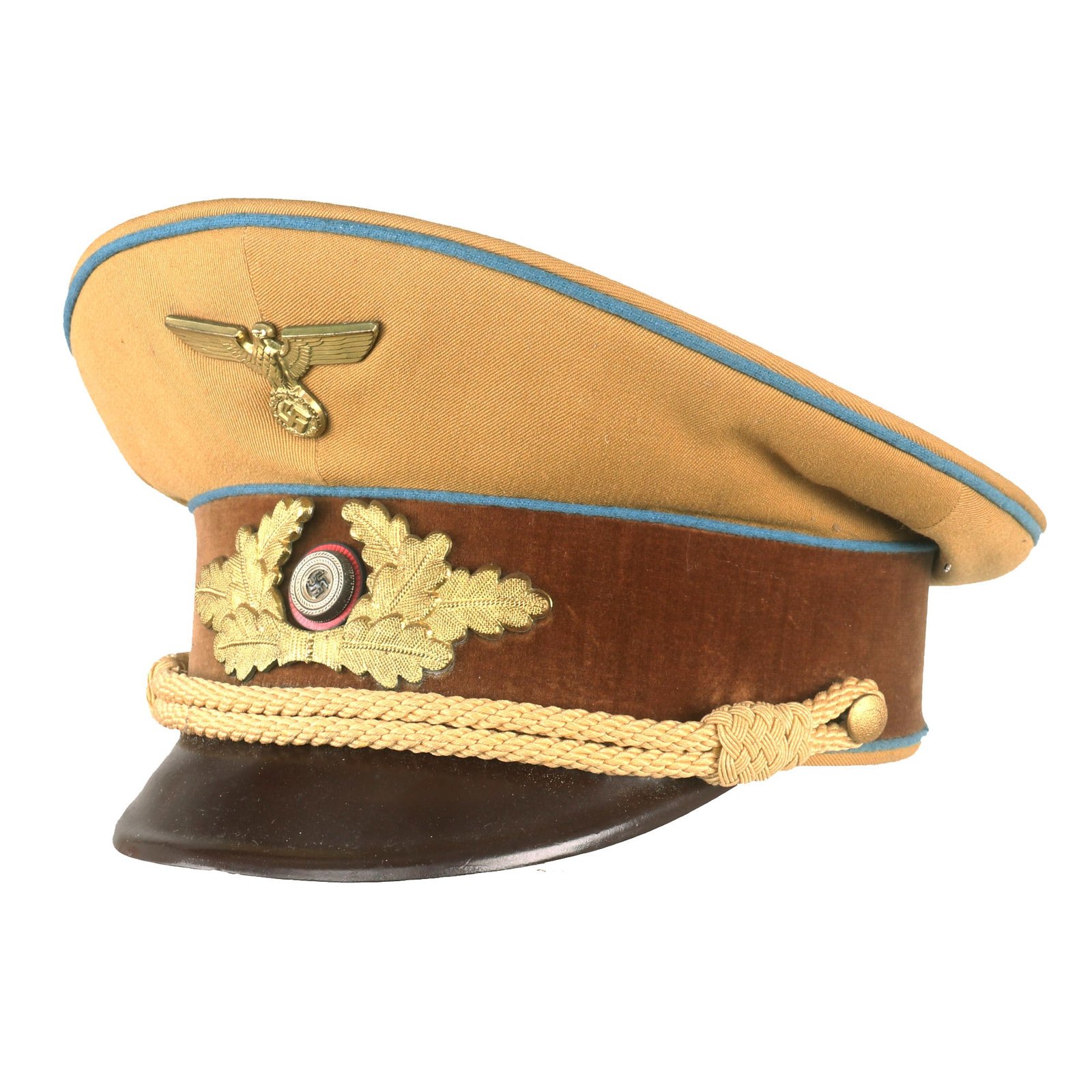 Buy Original German WWII NSDAP Ortsgruppe Local Group Level Political Leader's Visor Cap with RZM Tag | Original Firearms Antique For Sale