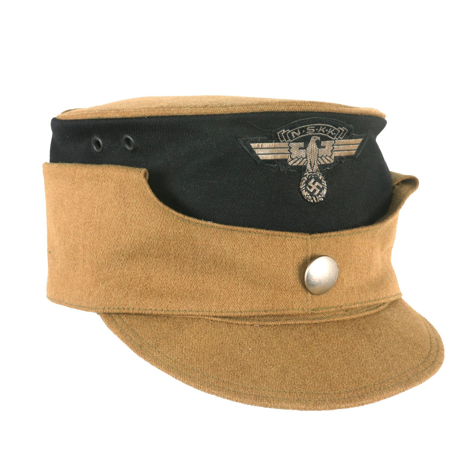 Buy Original Rare German WWII NSKK EM/NCO Tuchmütze Service Kepi - Coffee Can Cap | Original Firearms Antique For Sale