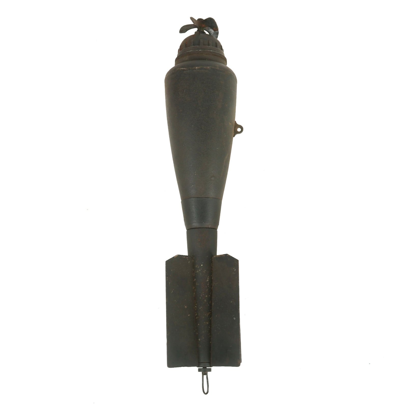 Buy Original British WWI Royal Flying Corps Inert 20 Pound Cooper Aerial Bomb with Fuze & Fuze Cover | Original Firearms Antique For Sale