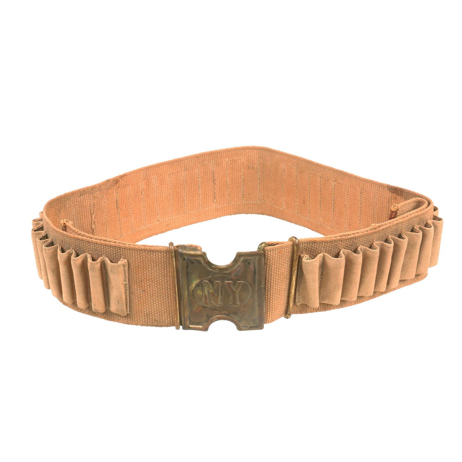 Buy Original U.S. Spanish American War New York Model 1894 Krag Ammunition Belt | Original Firearms Antique For Sale