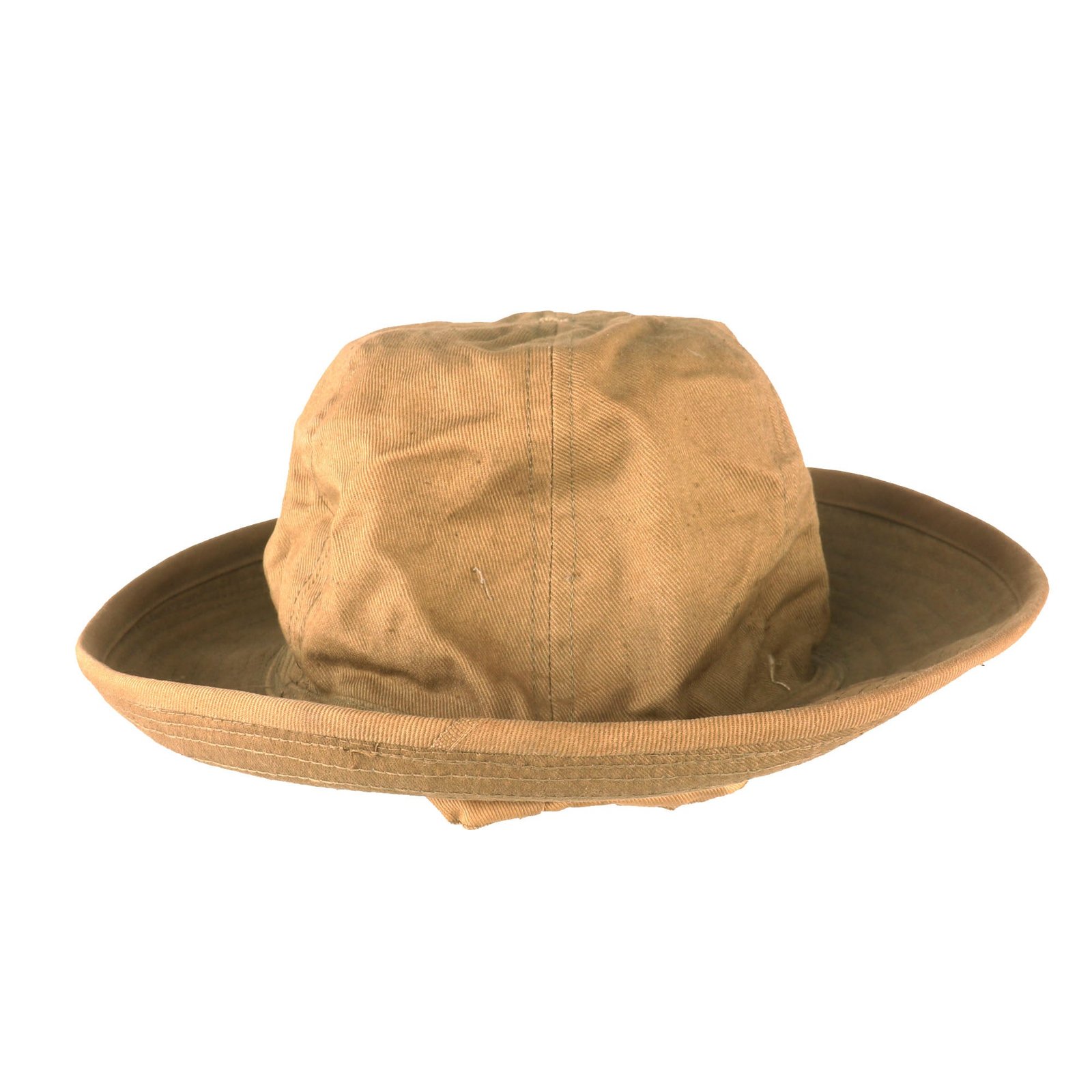 Buy Original U.S. WWI US Army M1909 Brown Denim Fatigue “Daisy Mae” Work Hat | Original Firearms Antique For Sale