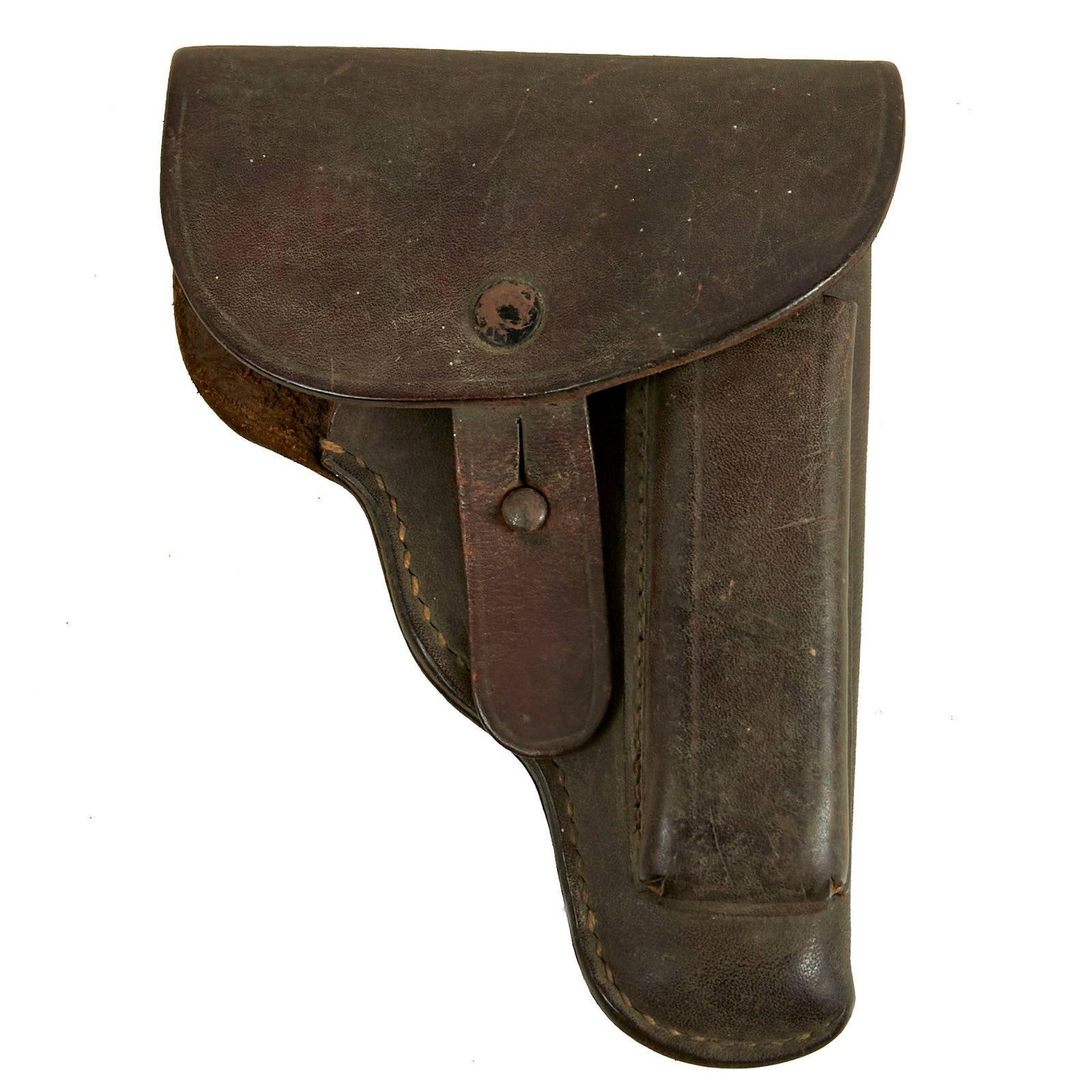 Buy Original German WWII Czech CZ-27 Leather Holster by Česká zbrojovka Uherský Brod - Dated 1941 | Original Firearms Antique For Sale