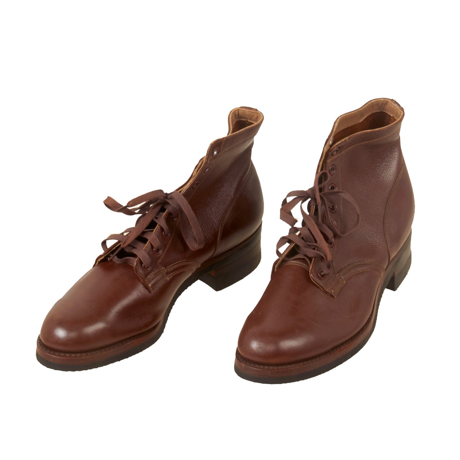 Buy Original U.S. WWII Women’s Army Corps Service Boots by Selby Shoe Co. - Size 5 1/2 | Original Firearms Antique For Sale