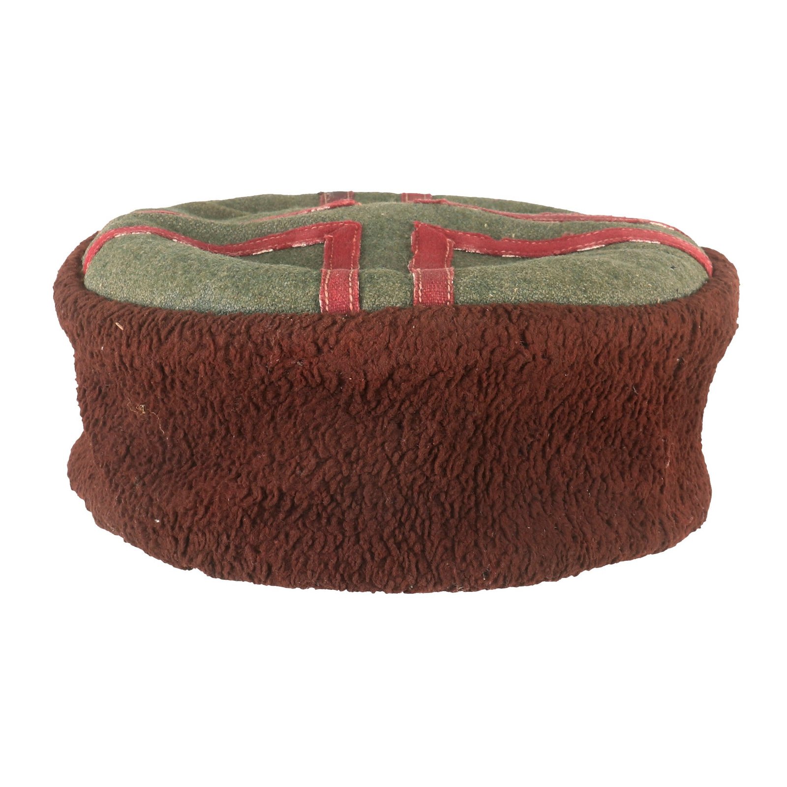 Buy Original German WWII Cossack Foreign Volunteer Papakha Kubanka - Crown Made with Feldgrau Wool | Original Firearms Antique For Sale