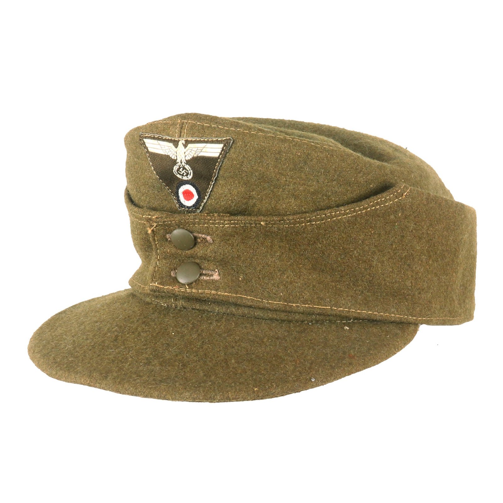 Buy Original German WWII Organisation TODT M43 EM/NCO Feldmütze Field Cap - Size 56 | Original Firearms Antique For Sale