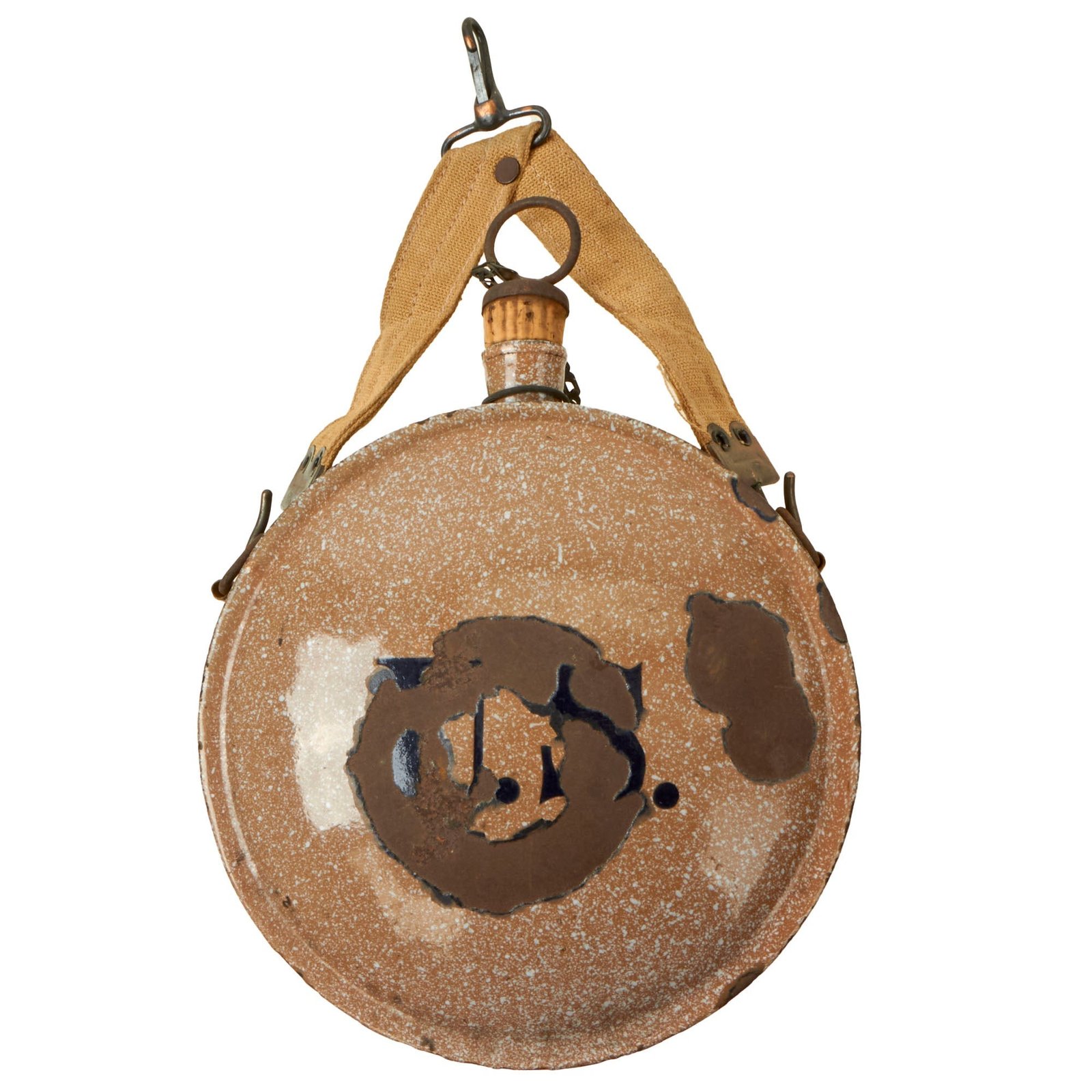 Buy Original Pre-WWI Experimental M1902 Enamel Canteen with Hanger by RIA | Original Firearms Antique For Sale