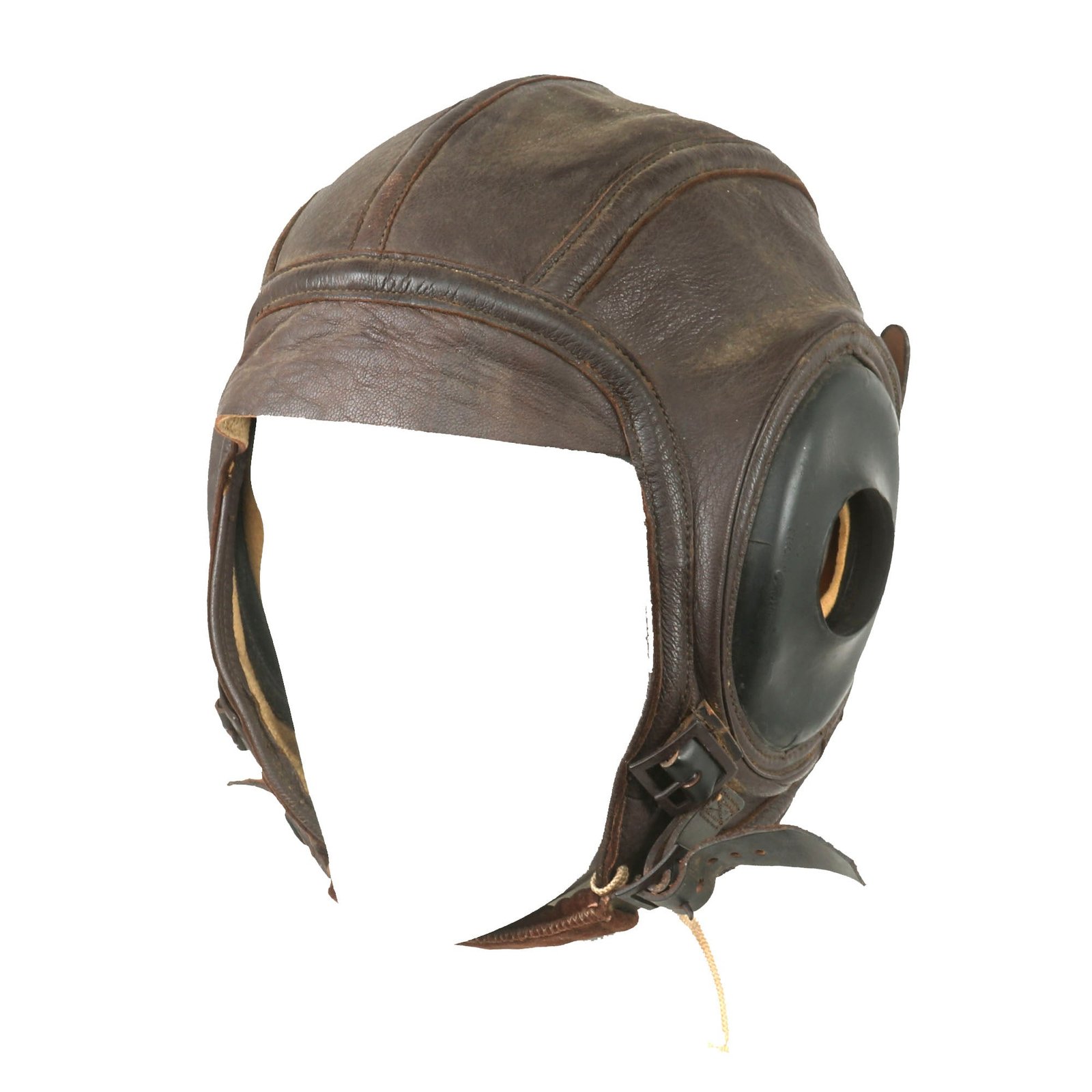 Buy Original U.S. WWII Army Air Force Type A-11 Flying Helmet by Slote & Klein - Size Medium | Original Firearms Antique For Sale