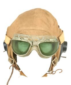 Buy Original U.S. WWII USAAF AN-6530 Goggles and AN6542 Summerweight Helmet with Avionics | Original Firearms Antique For Sale