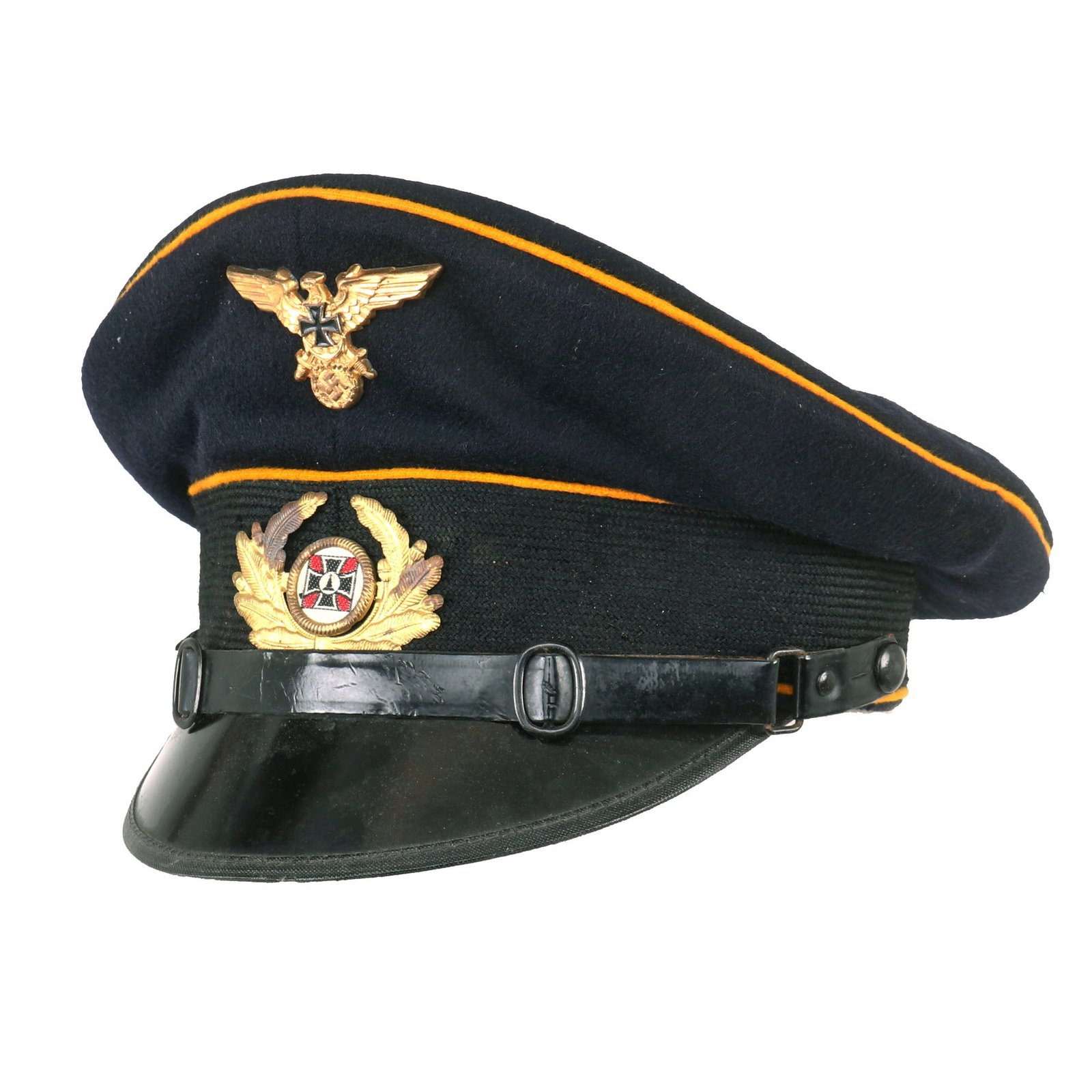 Buy Original German Pre WWII Soldatenbund Soldier's League Veterans Association Officer's Visor Cap with Kyffhäuserbund Insignia | Original Firearms Antique For Sale