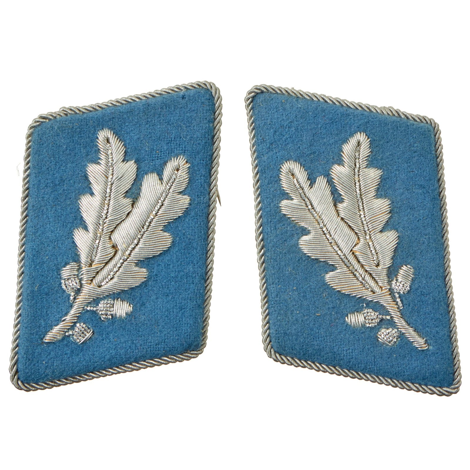 Buy Original German WWII SA Gruppe Hochland SA-Oberführer Matched Pair of Collar Tabs with RZM Tag | Original Firearms Antique For Sale