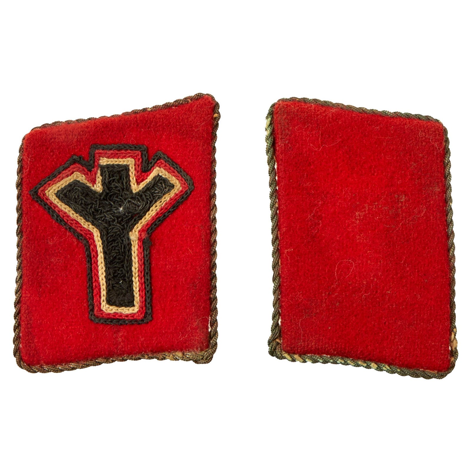Buy Original German WWII SA Sanitätsschule Medic School Matched Pair of Collar Tabs | Original Firearms Antique For Sale