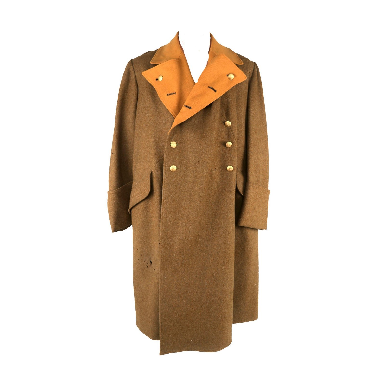 Buy Original WWII German NSDAP Brown Wool Mantel Greatcoat with RZM Tag | Original Firearms Antique For Sale